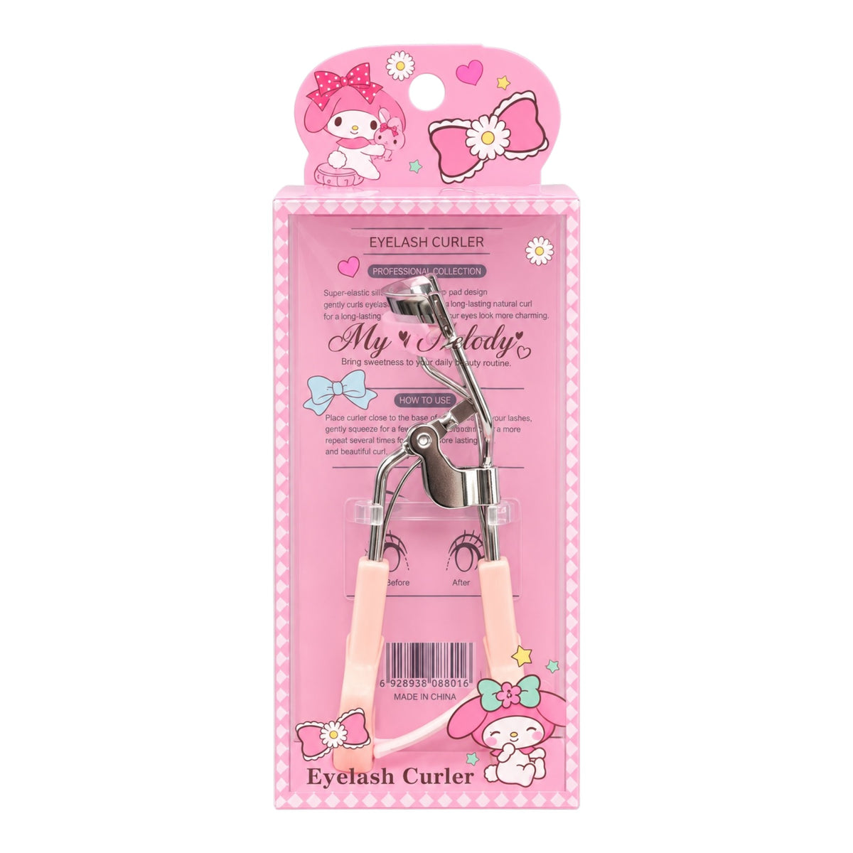 ENCRESPADOR DE PESTAÑAS SANRIO HELLO KITTY KUROMI MY MELODY