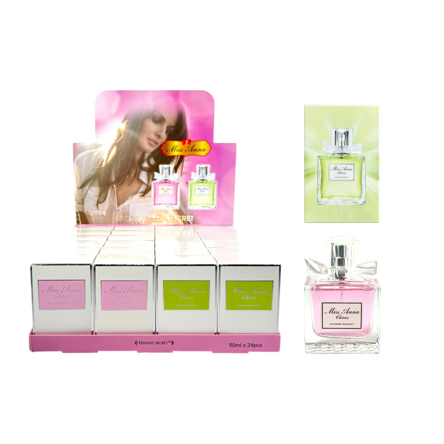 PERFUME MISS ANNA CHERIE EAU DE TOILETTE/BLOOMING BOUQUET 50ML