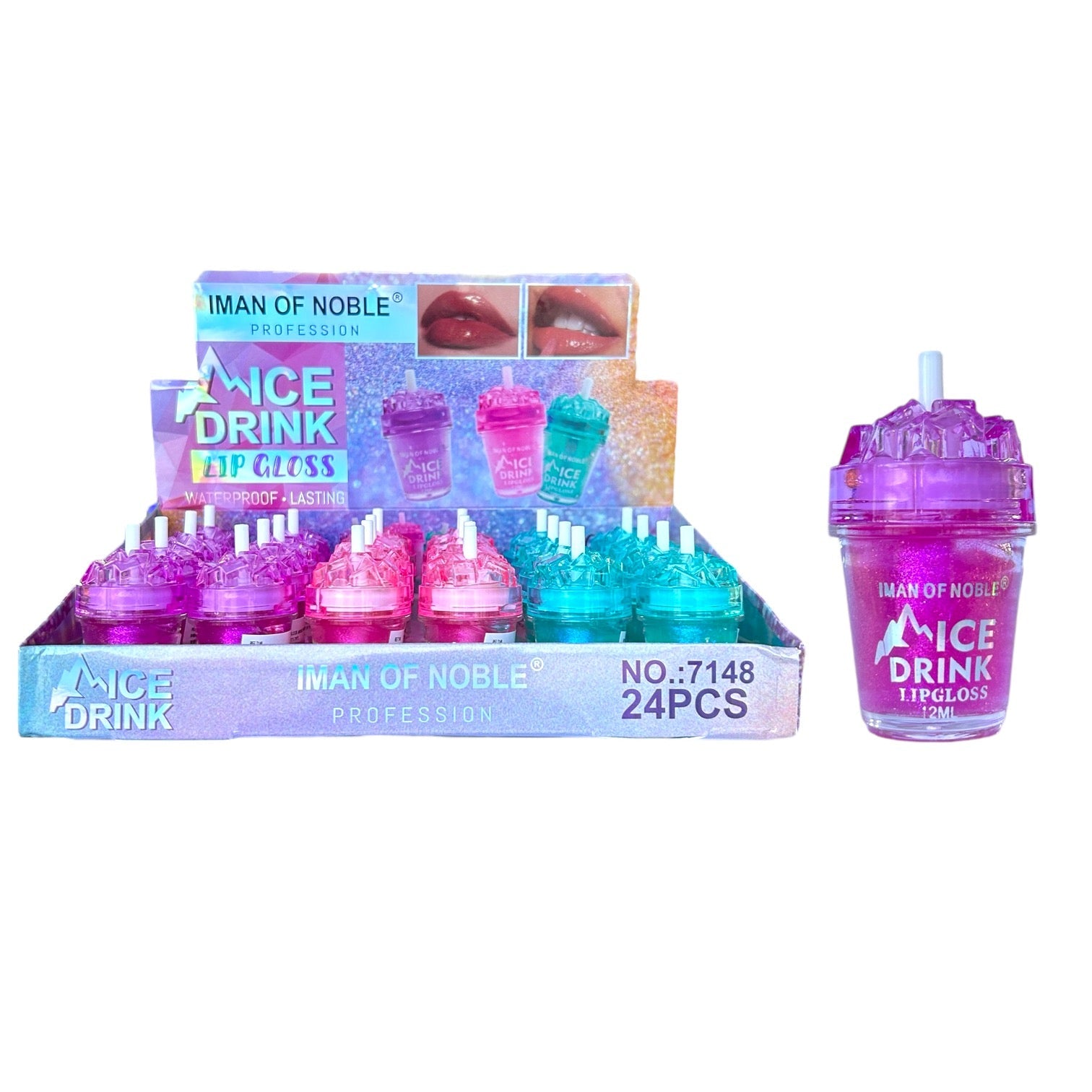 BRILLO GLOSS ESCARCHADO ICE DRINK IMAN OF NOBLE