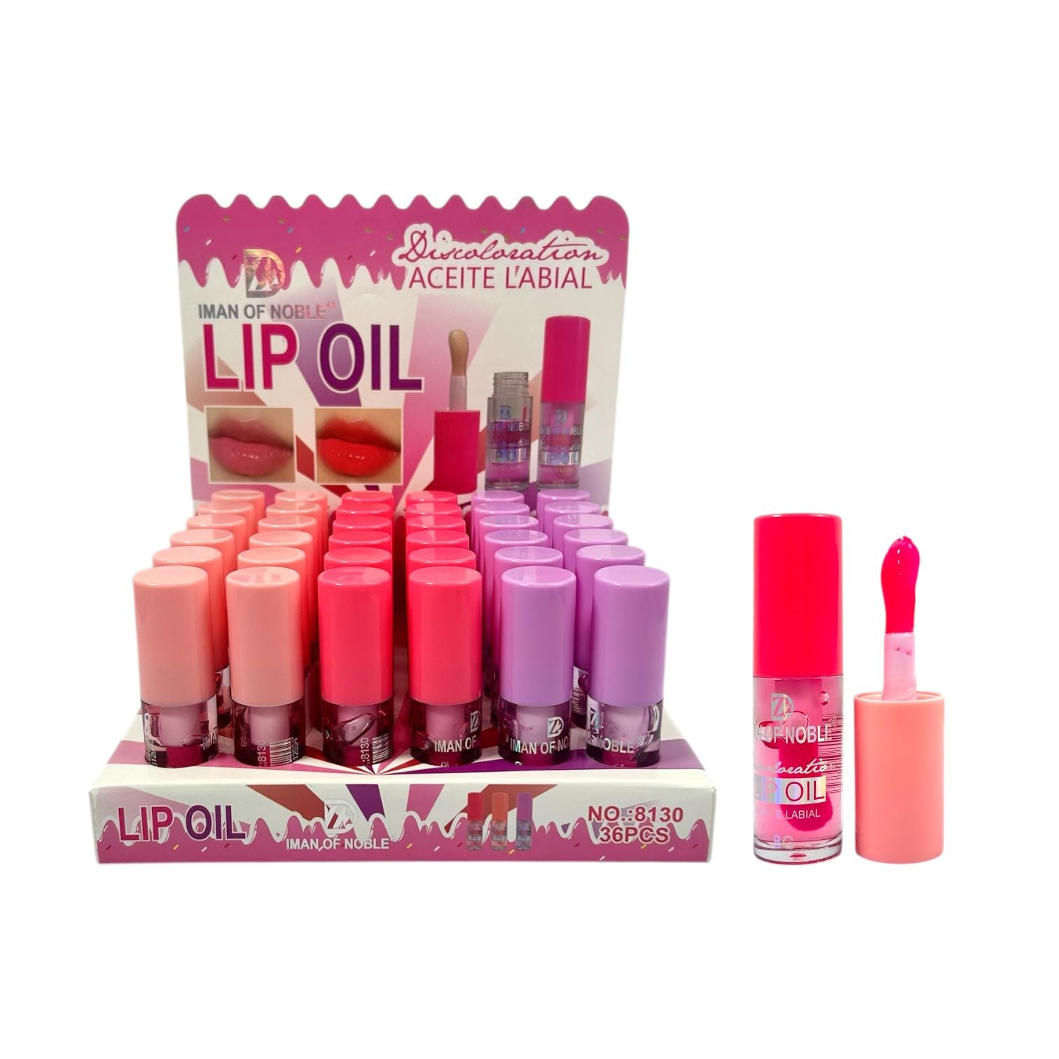 BRILLO MAGICO APLICADOR GRANDE LIP OIL DISCOLORATION 8G IMAN OF NOBLE