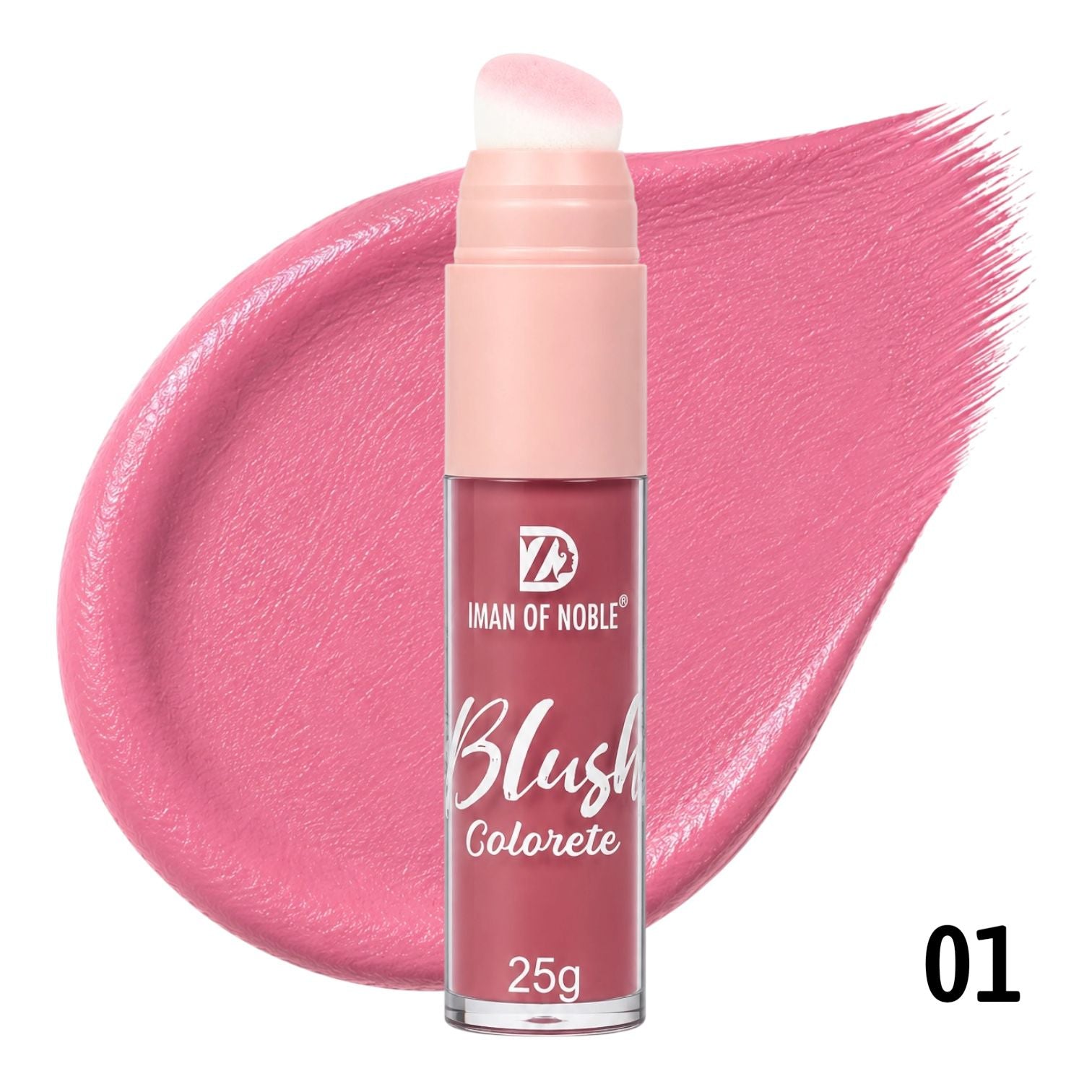 RUBOR LIQUIDO CON BROCHITA BLUSH COLORETE 25G IMAN OF NOBLE