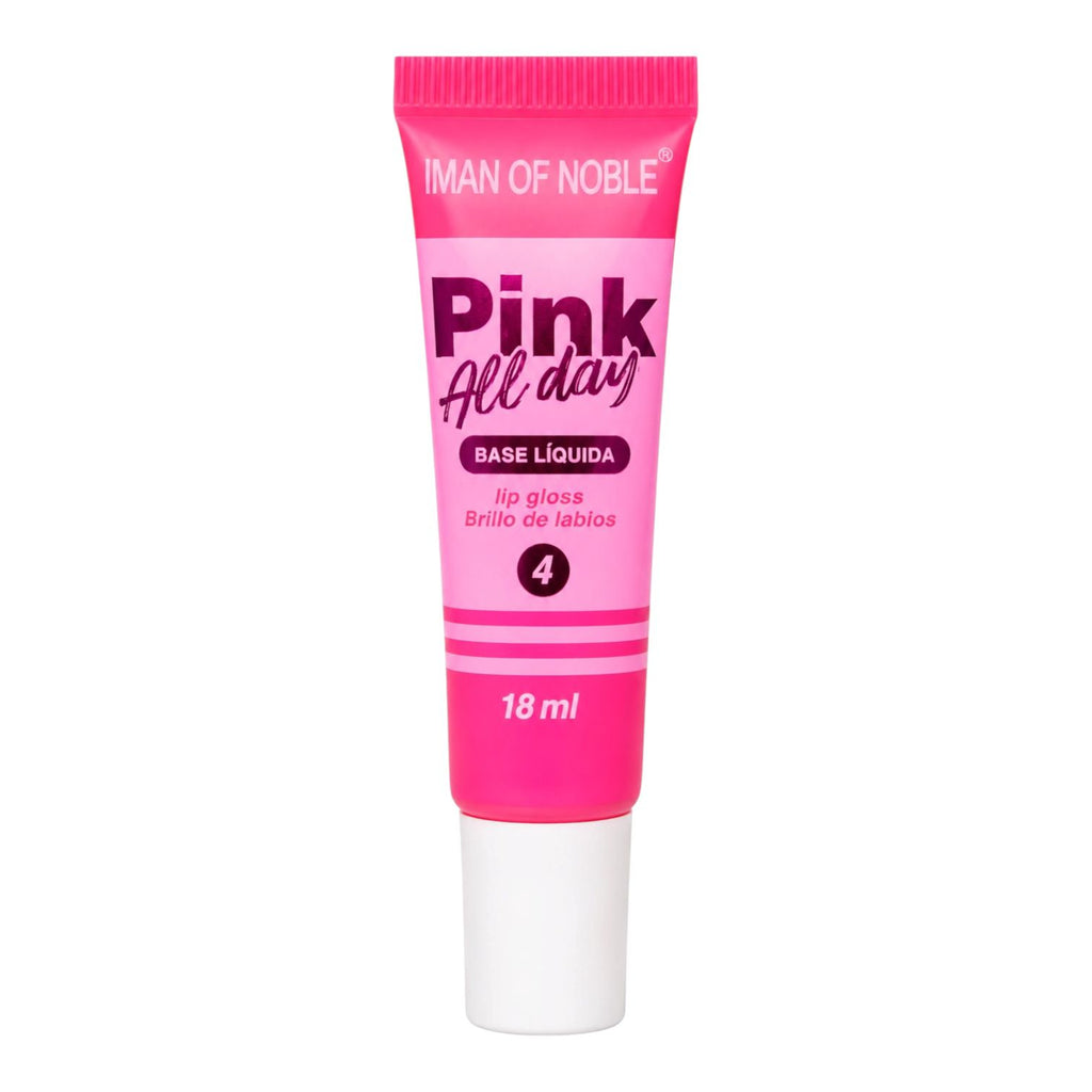 BRILLO GLOSS ESCARCHADO PINK ALL DAY 18ML IMAN OF NOBLE