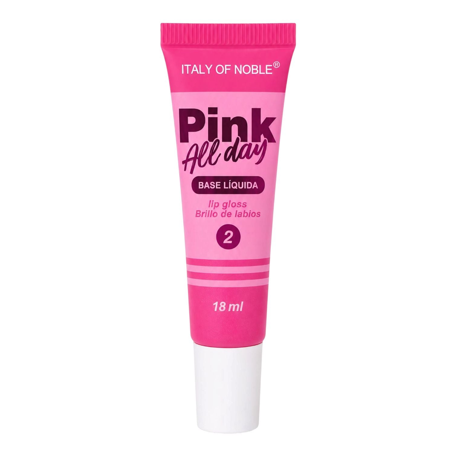 BRILLO GLOSS ESCARCHADO PINK ALL DAY 18ML IMAN OF NOBLE