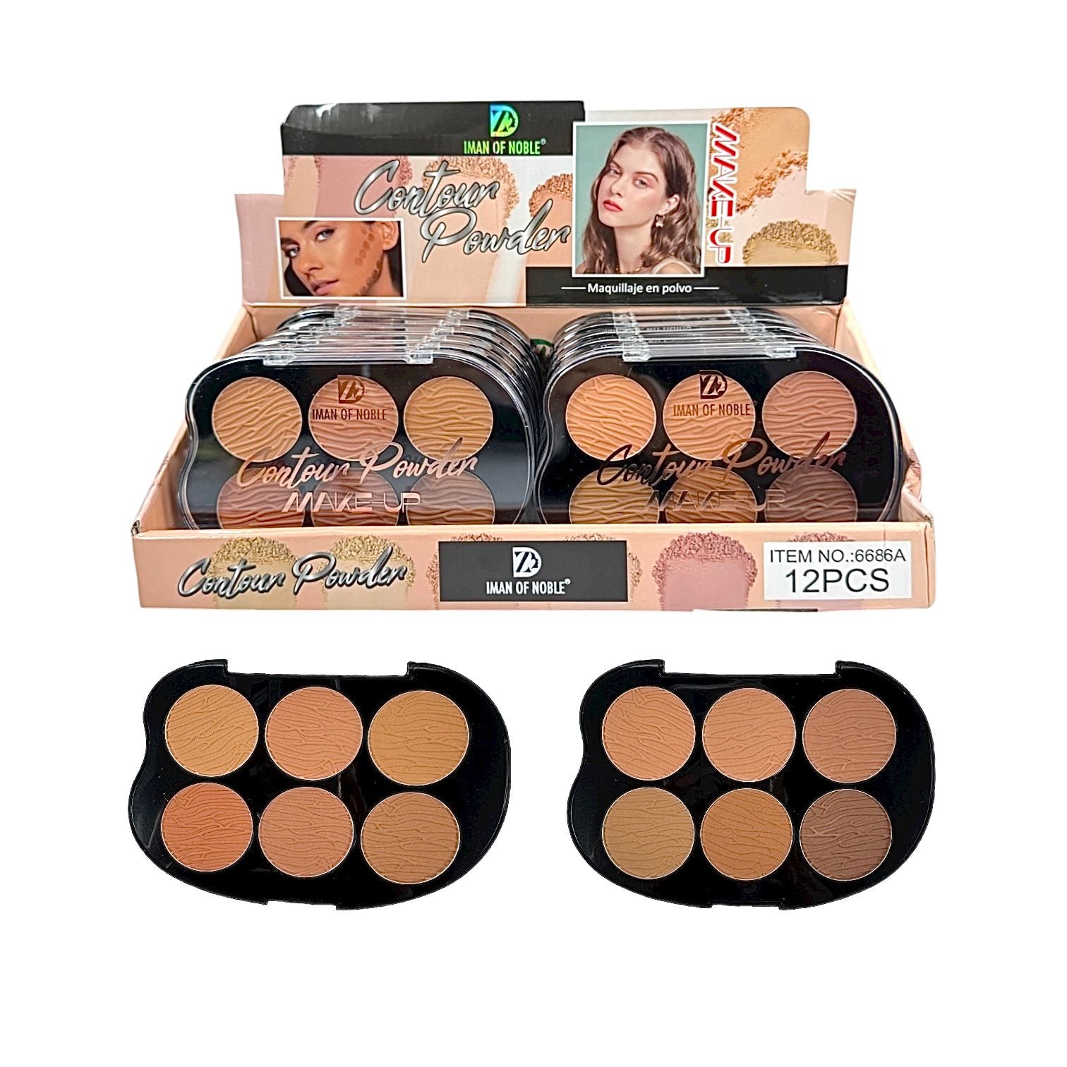 PALETA X6 CONTORNOS IMAN OF NOBLE