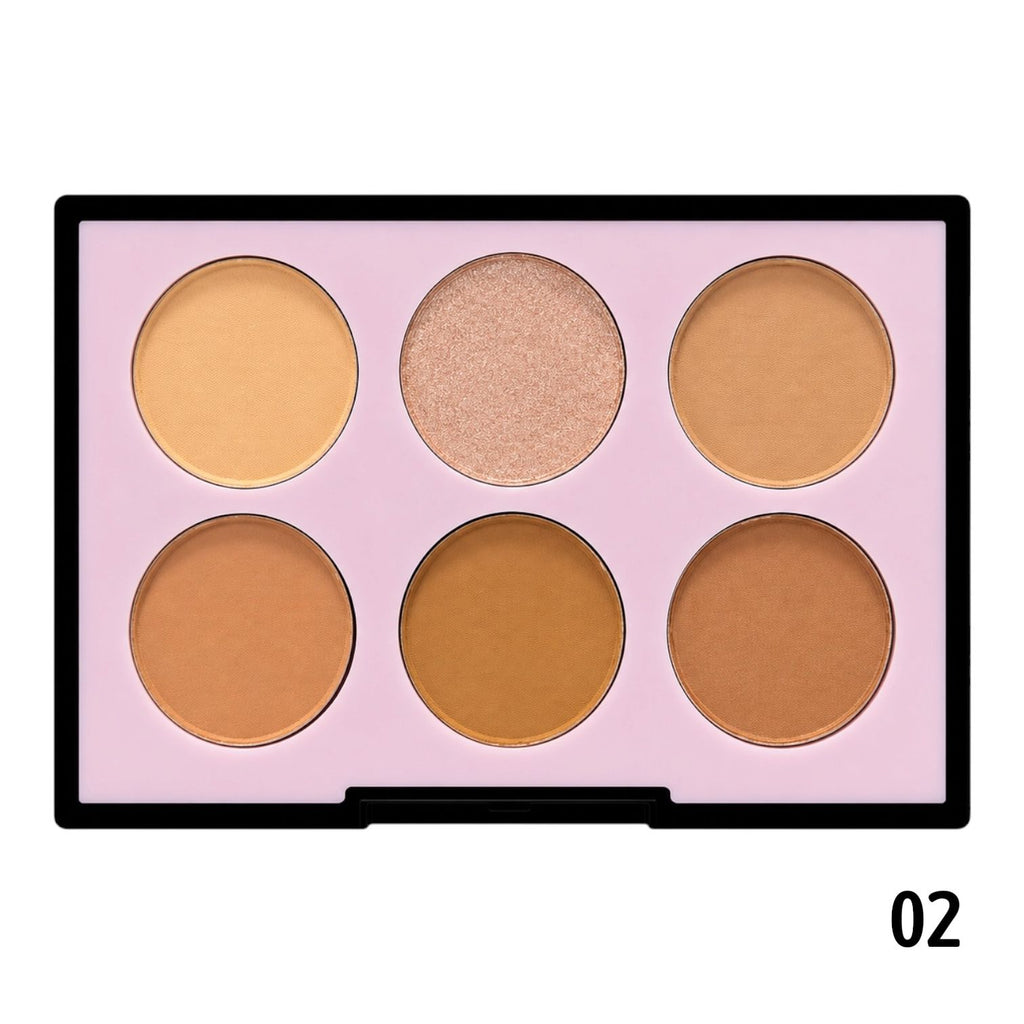 PALETA X6 CONTORNO CONTOURING LUCKY MODEL
