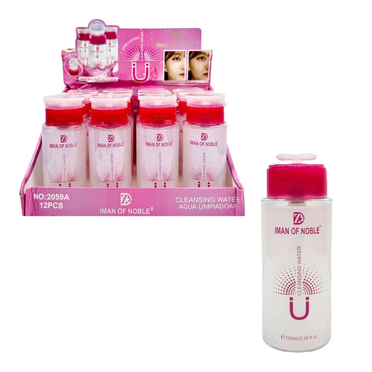 AGUA LIMPIADORA 100ML IMAN OF NOBLE