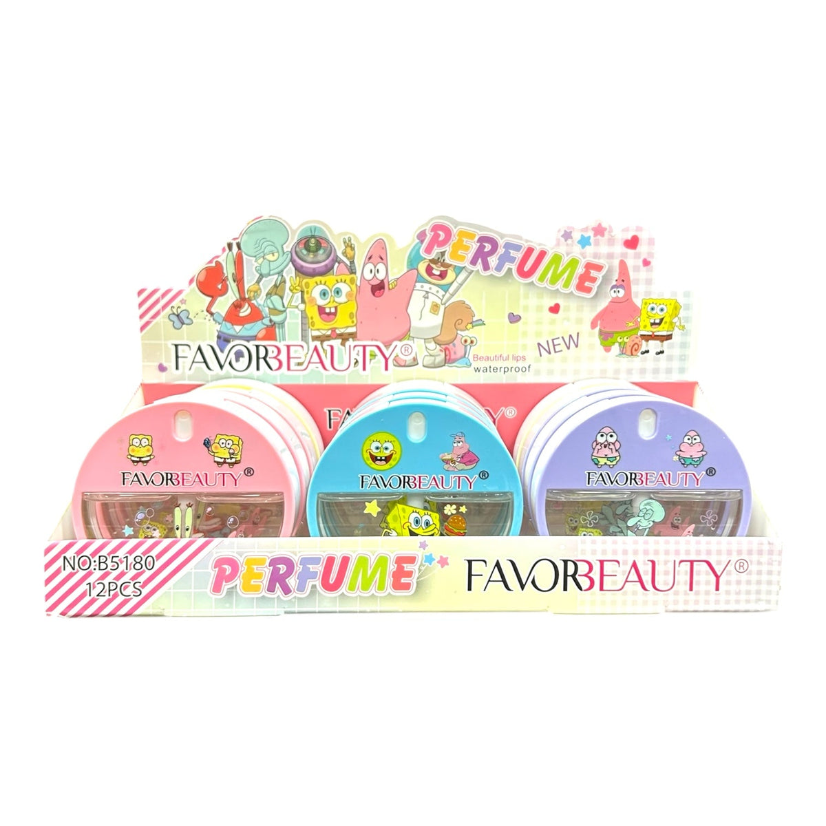 PERFUME REDONDO BOB ESPONJA SANRIO FAVOR BEAUTY