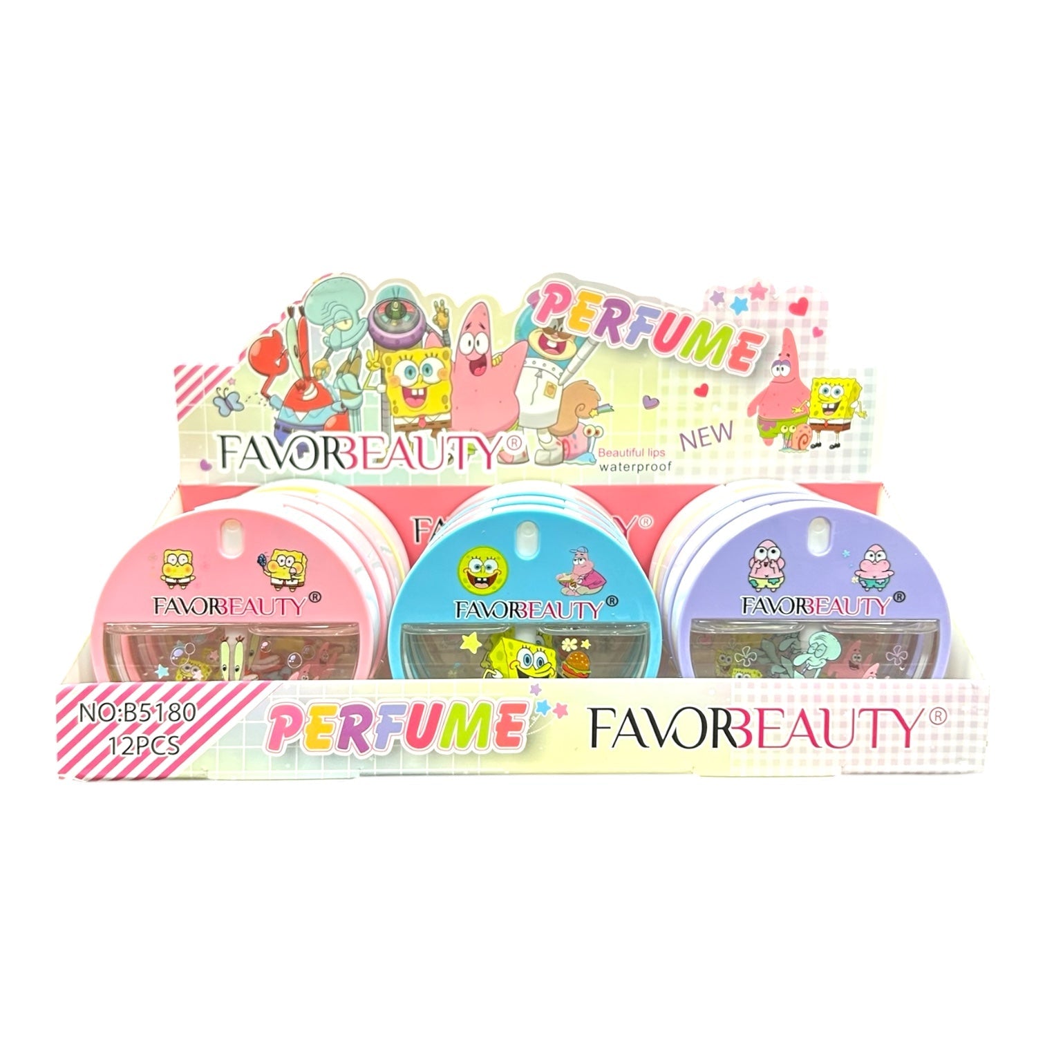 PERFUME REDONDO BOB ESPONJA SANRIO FAVOR BEAUTY