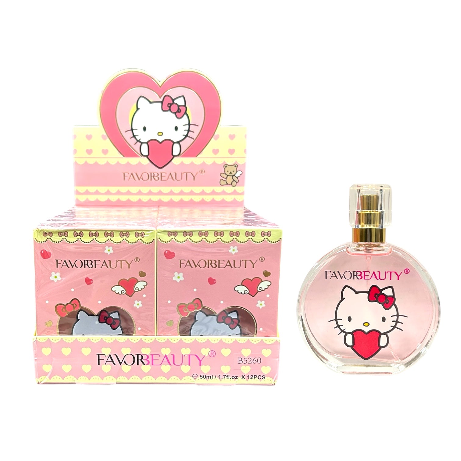 PERFUME HELLO KITTY / KUROMI 50ML FAVOR BEAUTY