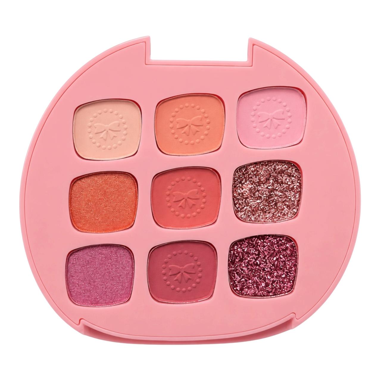 PALETA DE SOMBRAS X9 TONOS KUROMI HELLO KITTY MY MELODY FAVOR BEAUTY