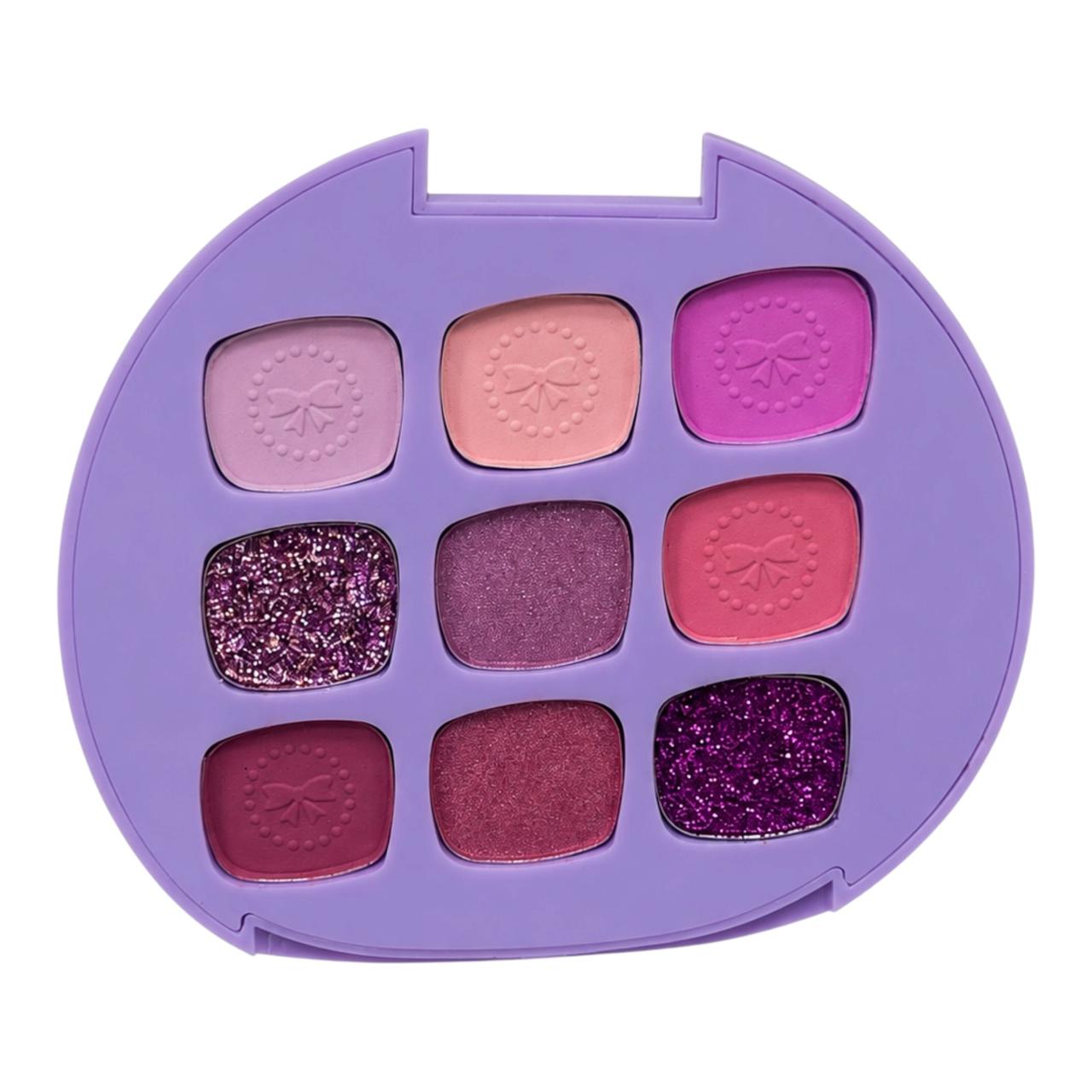 PALETA DE SOMBRAS X9 TONOS KUROMI HELLO KITTY MY MELODY FAVOR BEAUTY