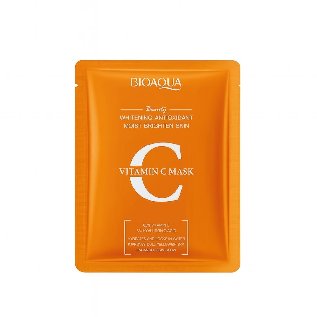 MASCARILLA EN VELO NARANJA VITAMINA C BIOAQUA