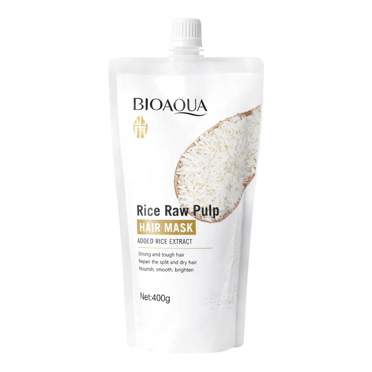 SACHET MASCARILLA CAPILAR DE ARROZ 400G BIOAQUA