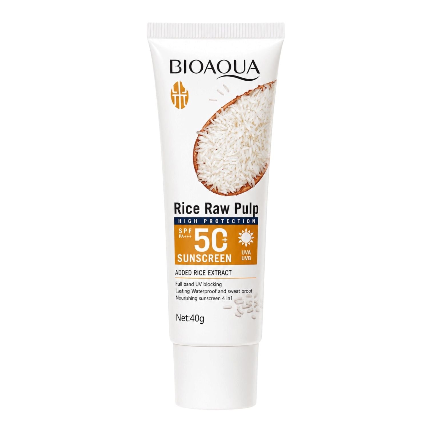 PROTECTOR SOLAR 50+ SUNSCREEN ARROZ BIOAQUA