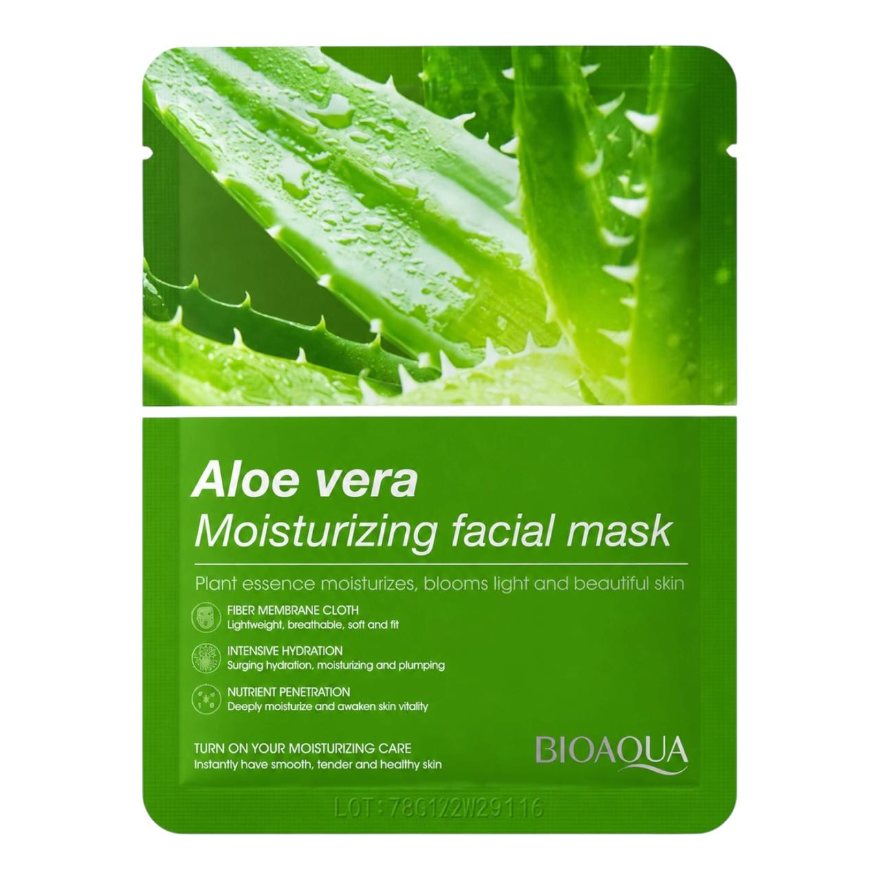 MASCARILLA EN VELO ALOE VERA BIOAQUA