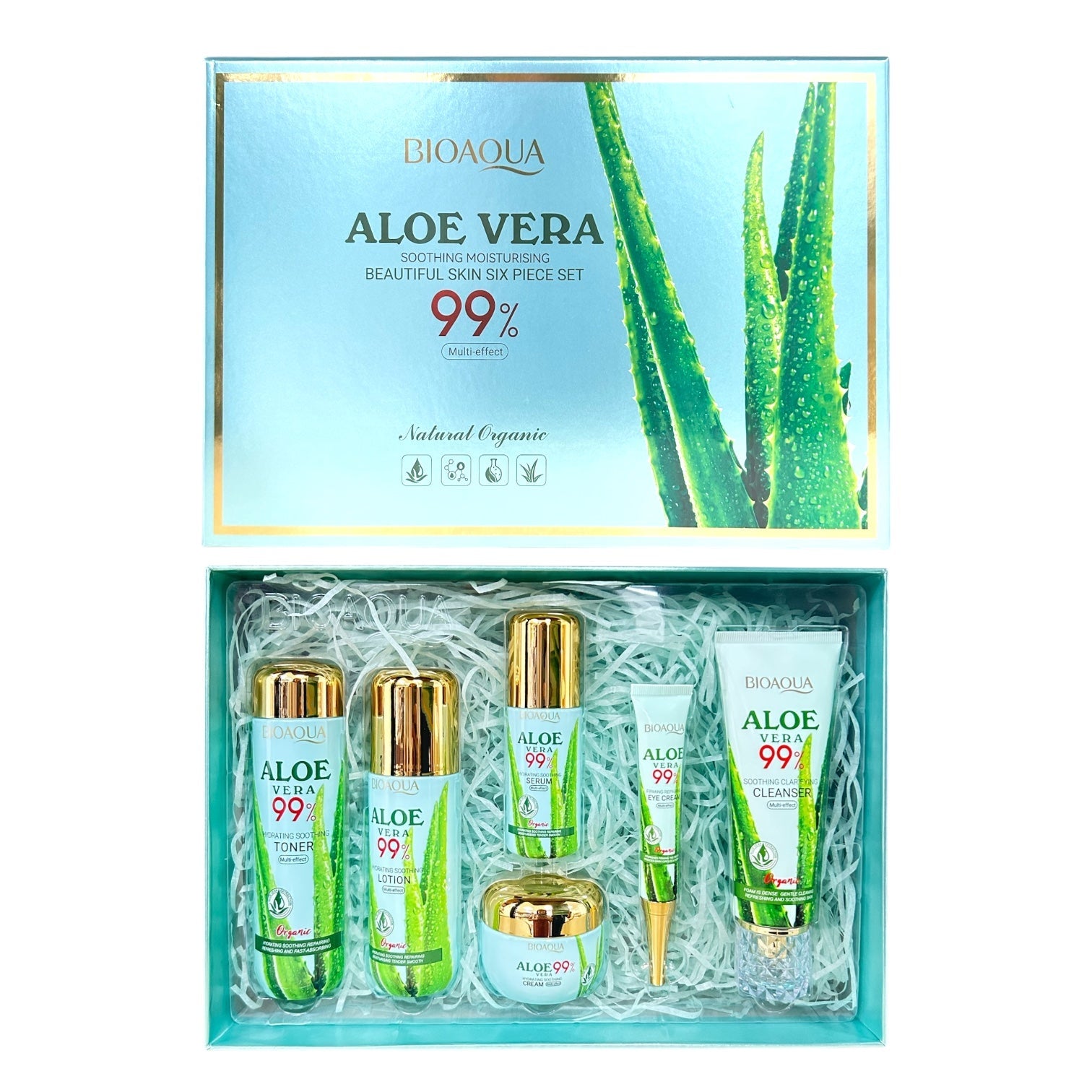 KIT DE ALOE VERA 99% BIOAQUA