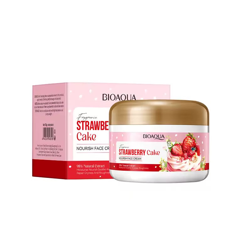 CREMA FACIAL DE FRESA STRAWBERRY CAKE BIOAQUA