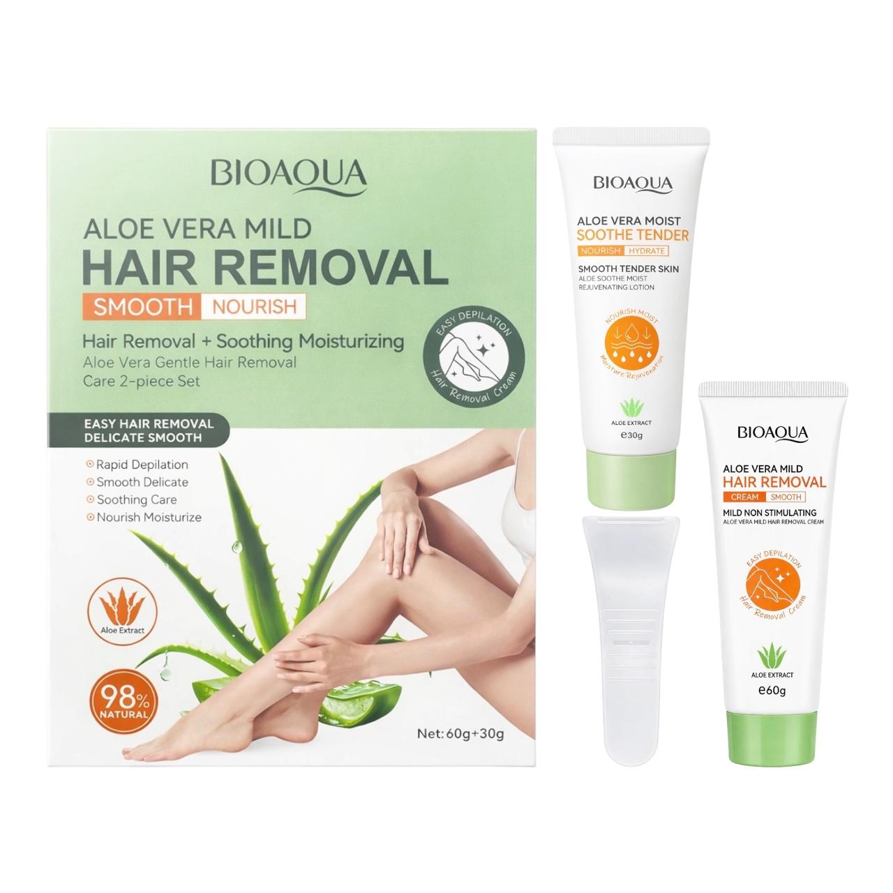 SET DEPILATORIO ALOE VERA BIOAQUA