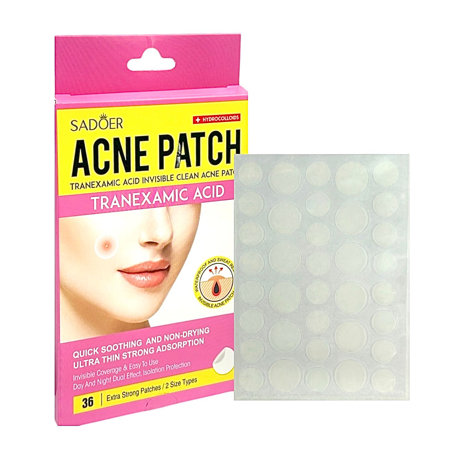 PARCHES DE ACNE X36 SADOER