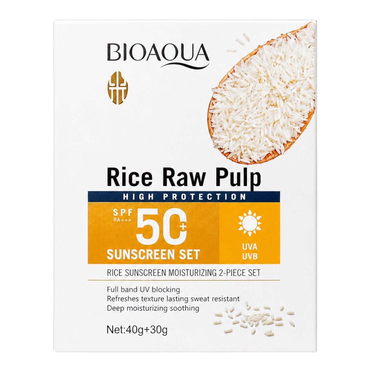 SET PROTECTOR SOLAR SPF50+ Y GEL HIDRATANTE BIOAQUA