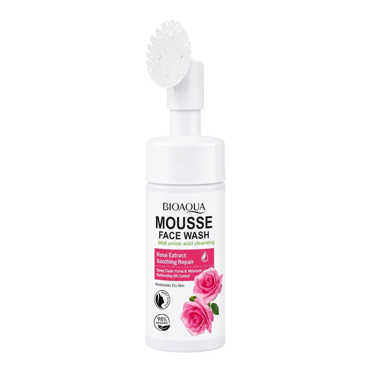 JABON DE ROSAS ESPUMA CON CEPILLO 120ML BIOAQUA