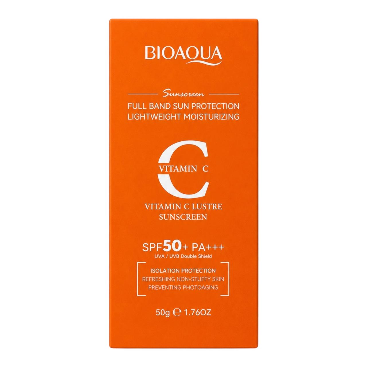 PROTECTOR SOLAR SPF50+ NARANJA VITAMINA C 50G BIOAQUA