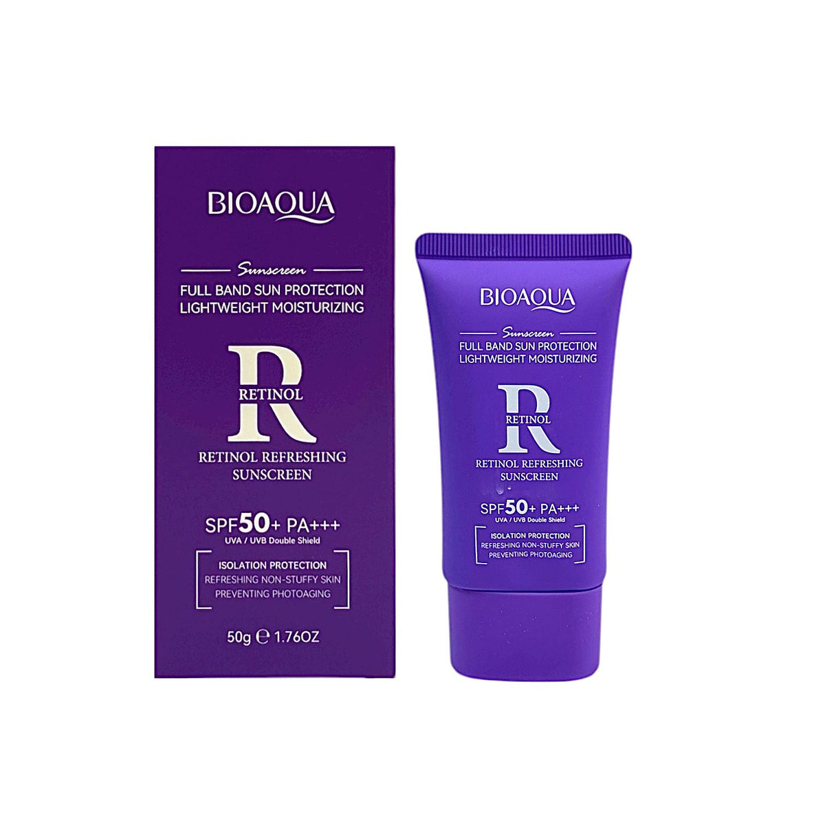 PROTECTOR SOLAR SPF50+ RETINOL 50G BIOAQUA