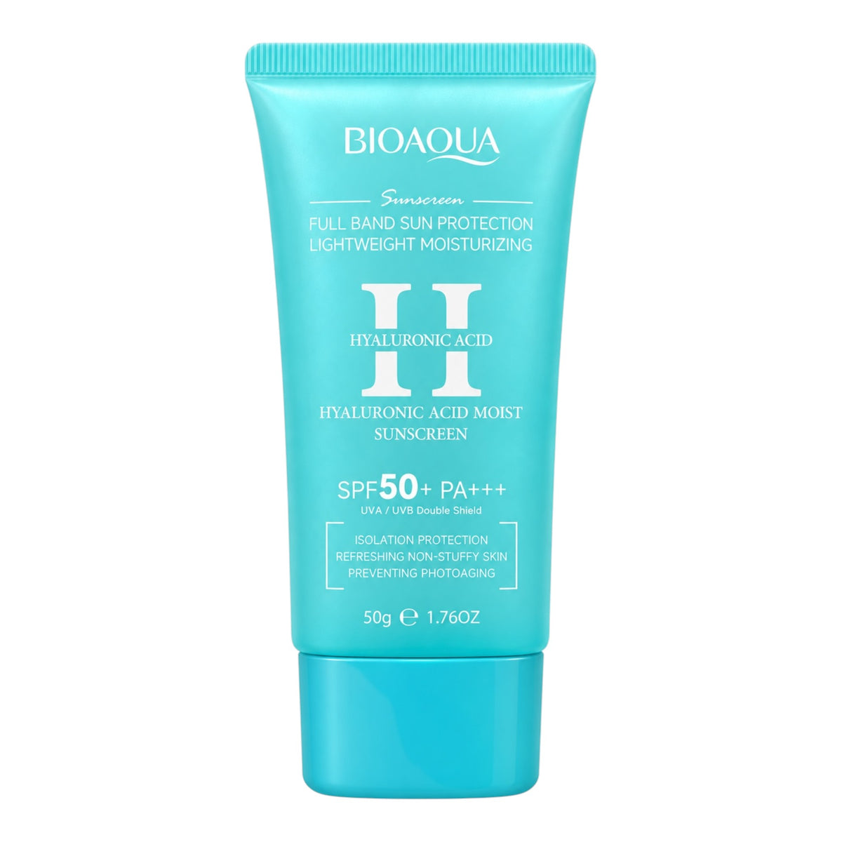 PROTECTOR SOLAR SPF50+ AZUL ACIDO HIALURONICO 50G BIOAQUA