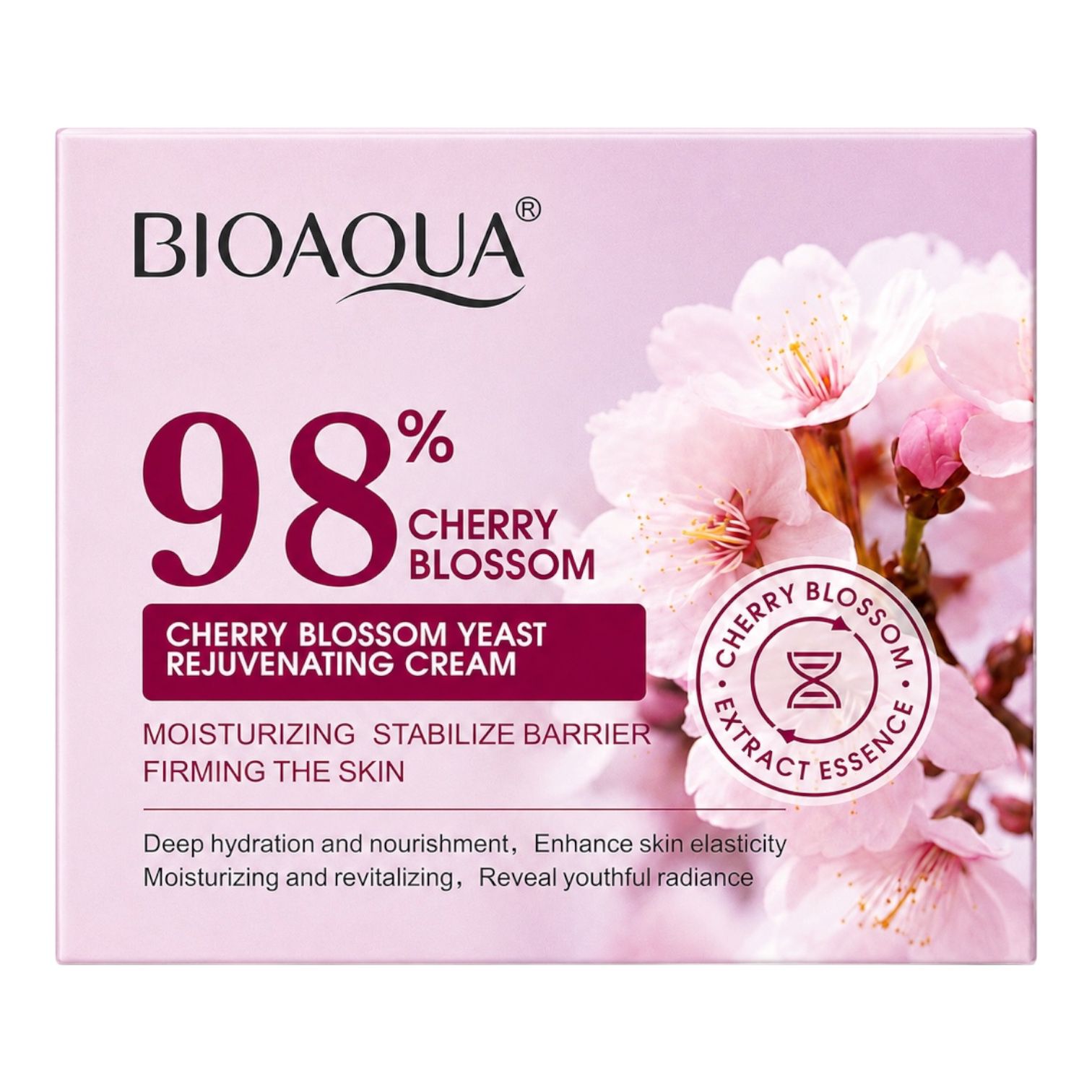 CREMA FACIAL FLOR DE CEREZO 98% 60G BIOAQUA
