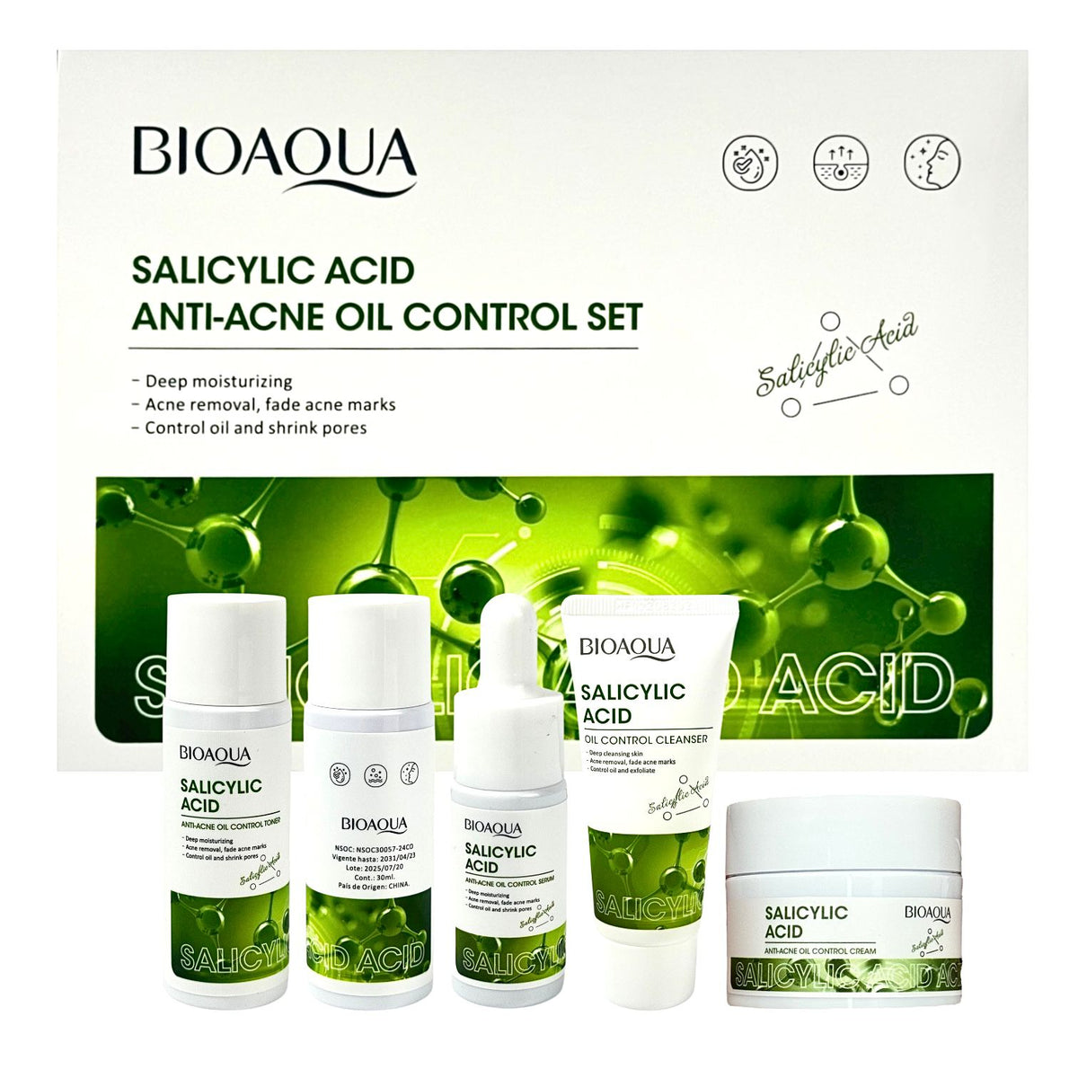 MINI KIT VIAJERO DE ACIDO SALICILICO BIOAQUA