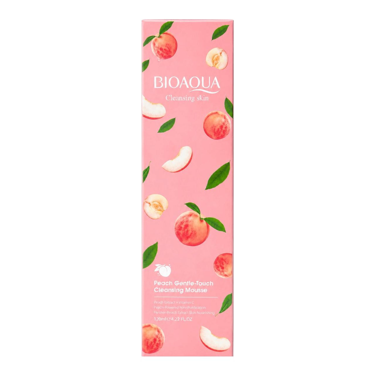 JABON DE DURAZNO ESPUMA CON CEPILLO 120ML BIOAQUA