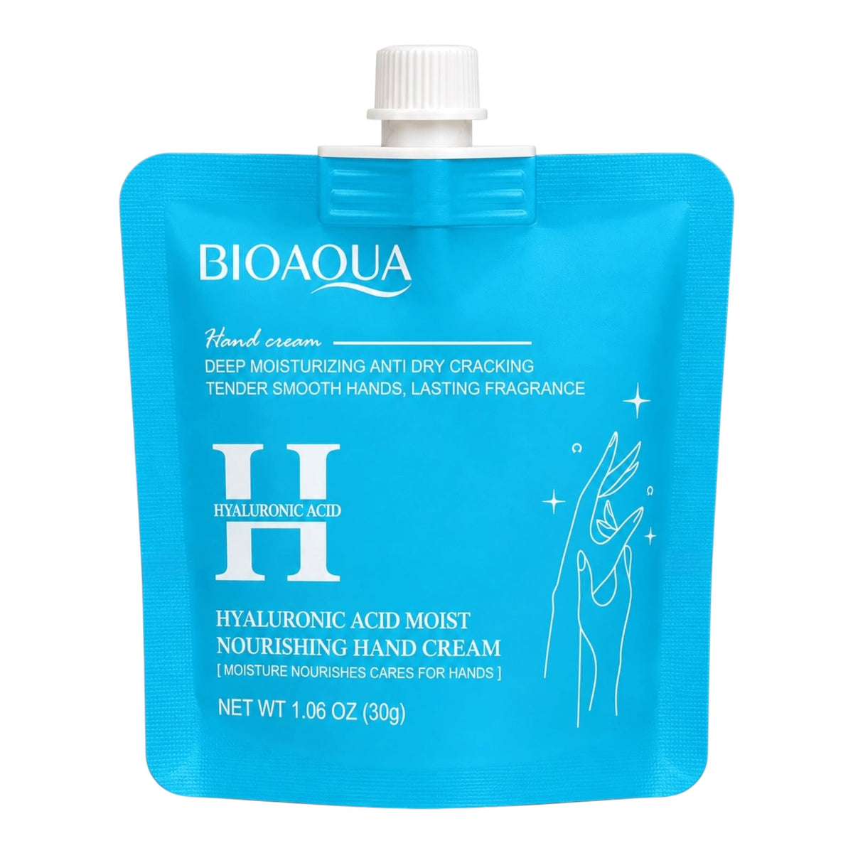 SACHET CREMA DE MANOS ACIDO HIALURONICO 30G BIOAQUA