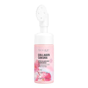 JABON DE COLLAGEN SAKURA ESPUMA CON CEPILLO 120ML BIOAQUA