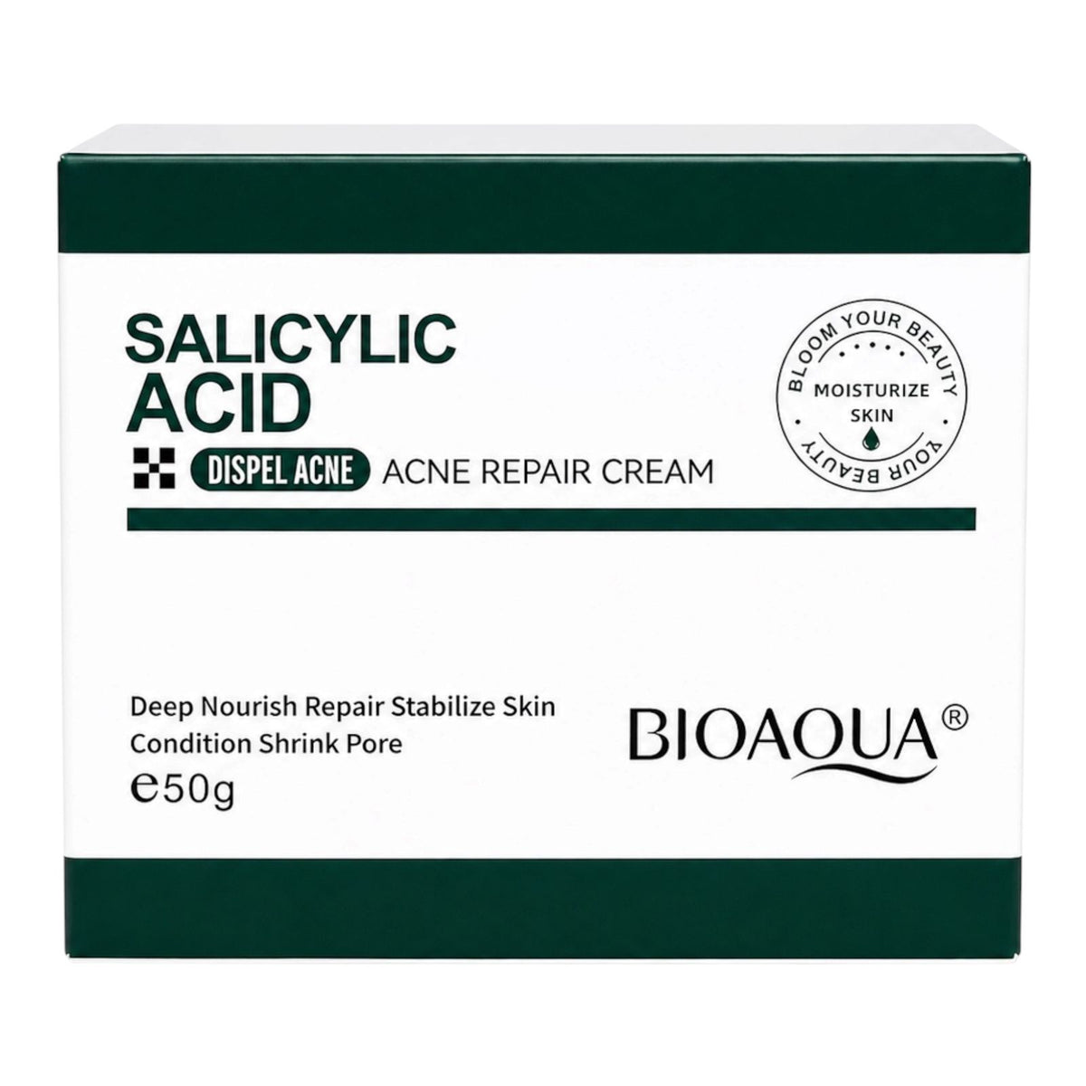 CREMA REPARADORA DE ACNE ACIDO SALICILICO 50G BIOAQUA