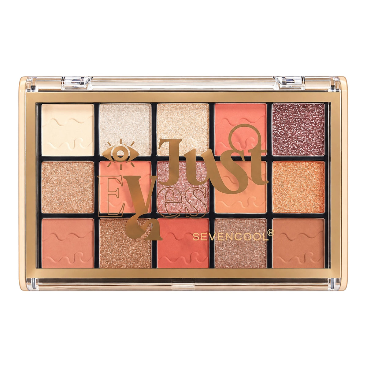 PALETA DE SOMBRAS X15 TONOS JUST EYES SEVENCOOL