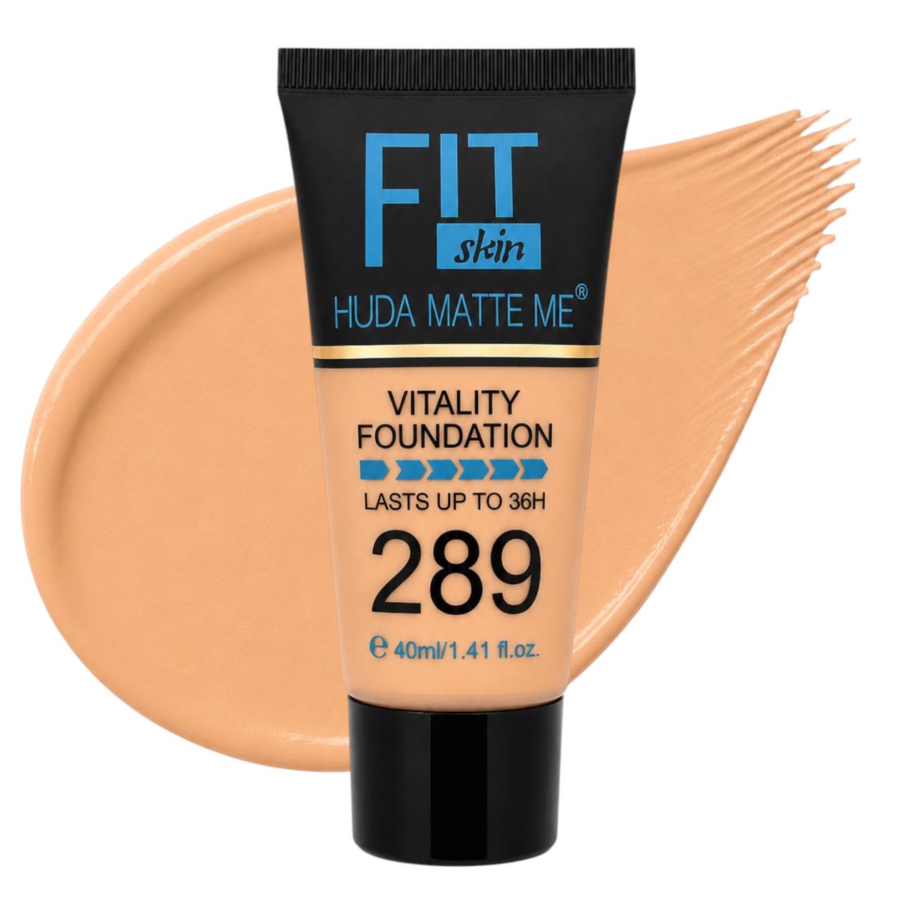 BASE LIQUIDA 36H FIT SKIN 40ML HUDA MATTE ME