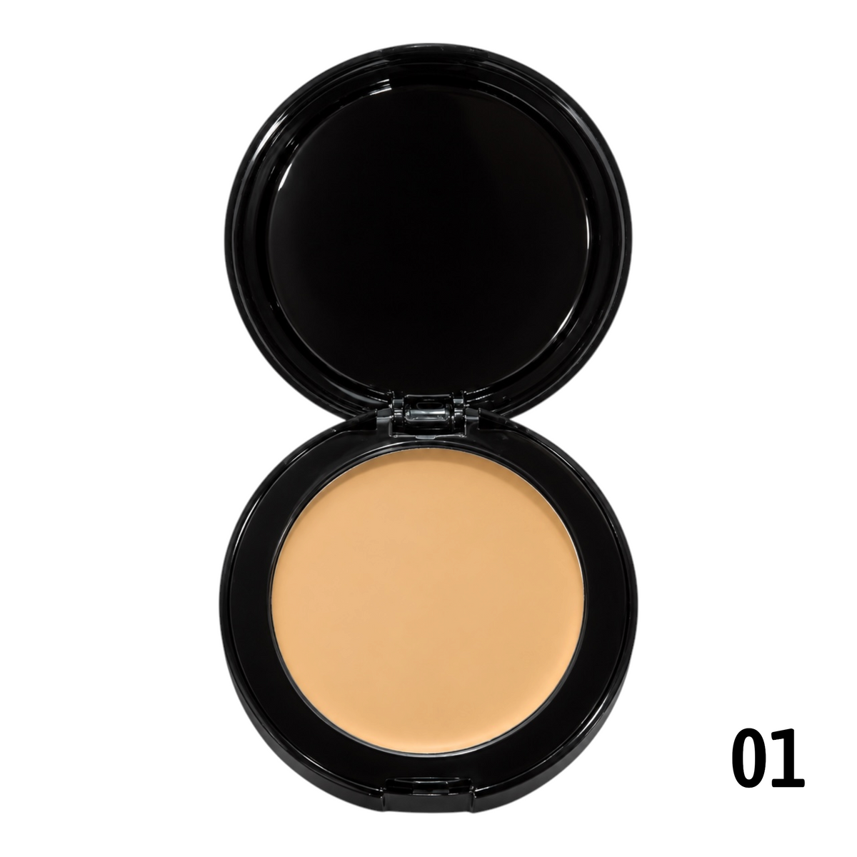 POLVO COMPACTO CORRECTOR NEGRO PAULIS