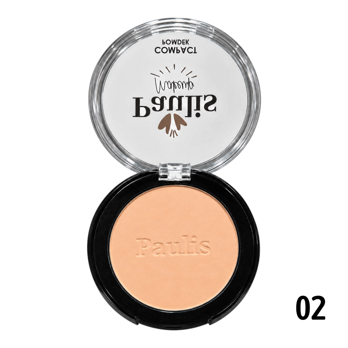 POLVO COMPACTO CORRECTOR NEGRO PAULIS