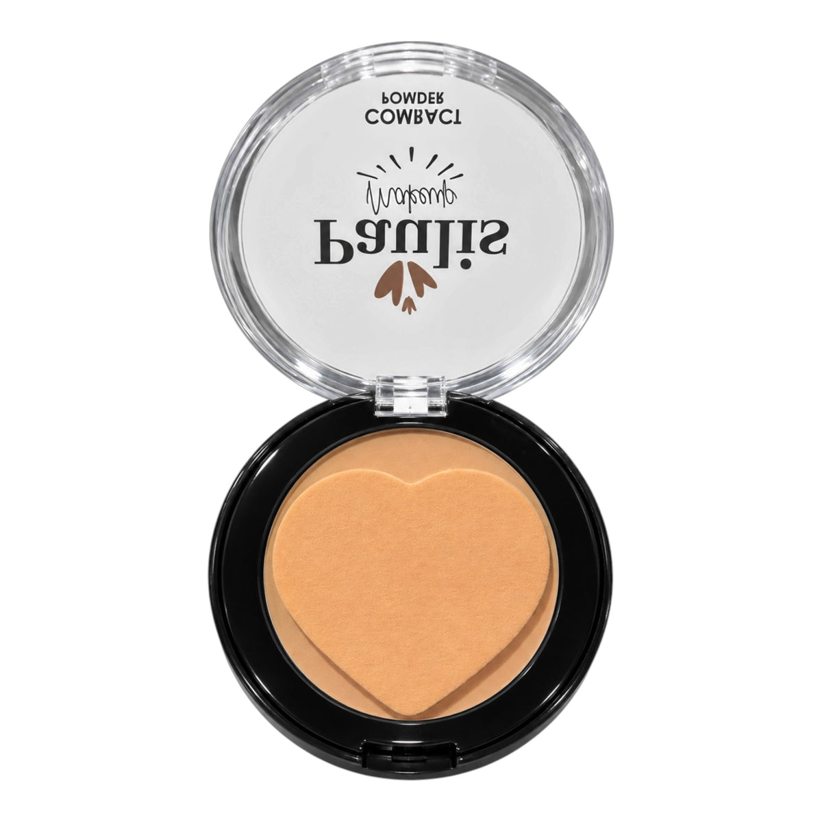 POLVO COMPACTO CORRECTOR NEGRO PAULIS