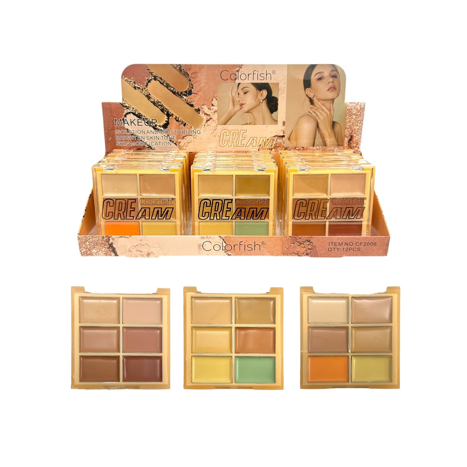 PALETA X6 CORRECTORES CREAM COLORFISH