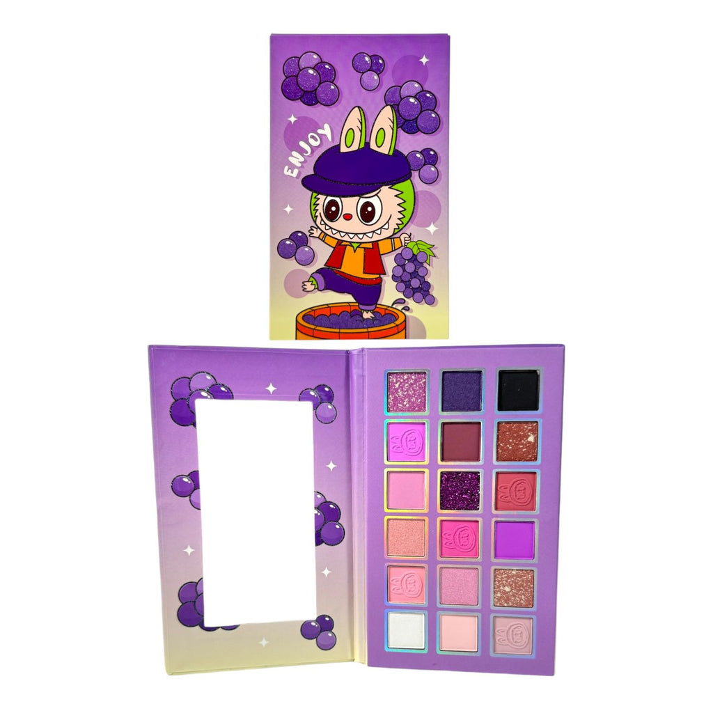 PALETA DE SOMBRAS X18 TONOS LABUBU FRUTAS ENJOY