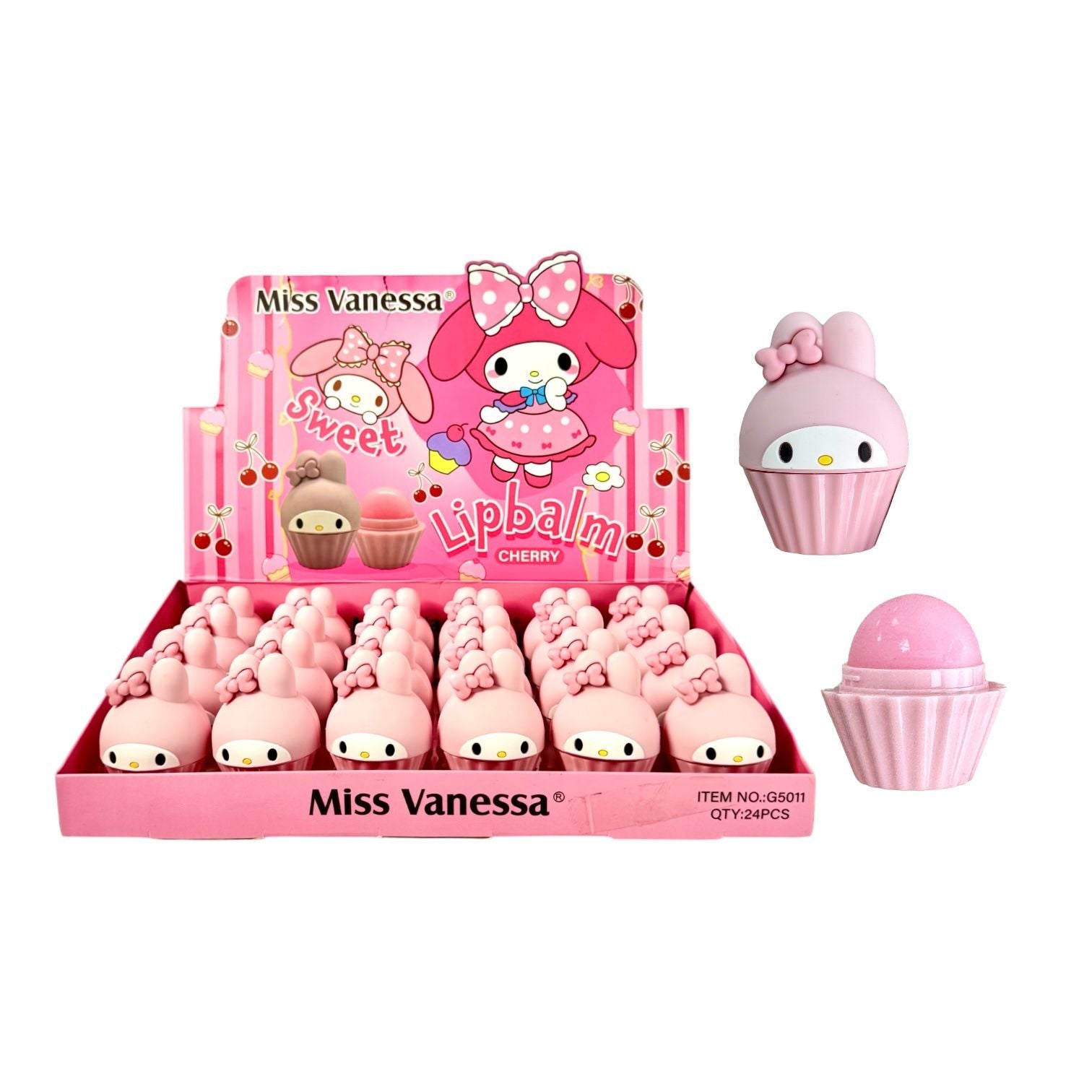 BALSAMO DE LABIOS CUPCAKE MY MELODY LIPBALM MISS VANESSA