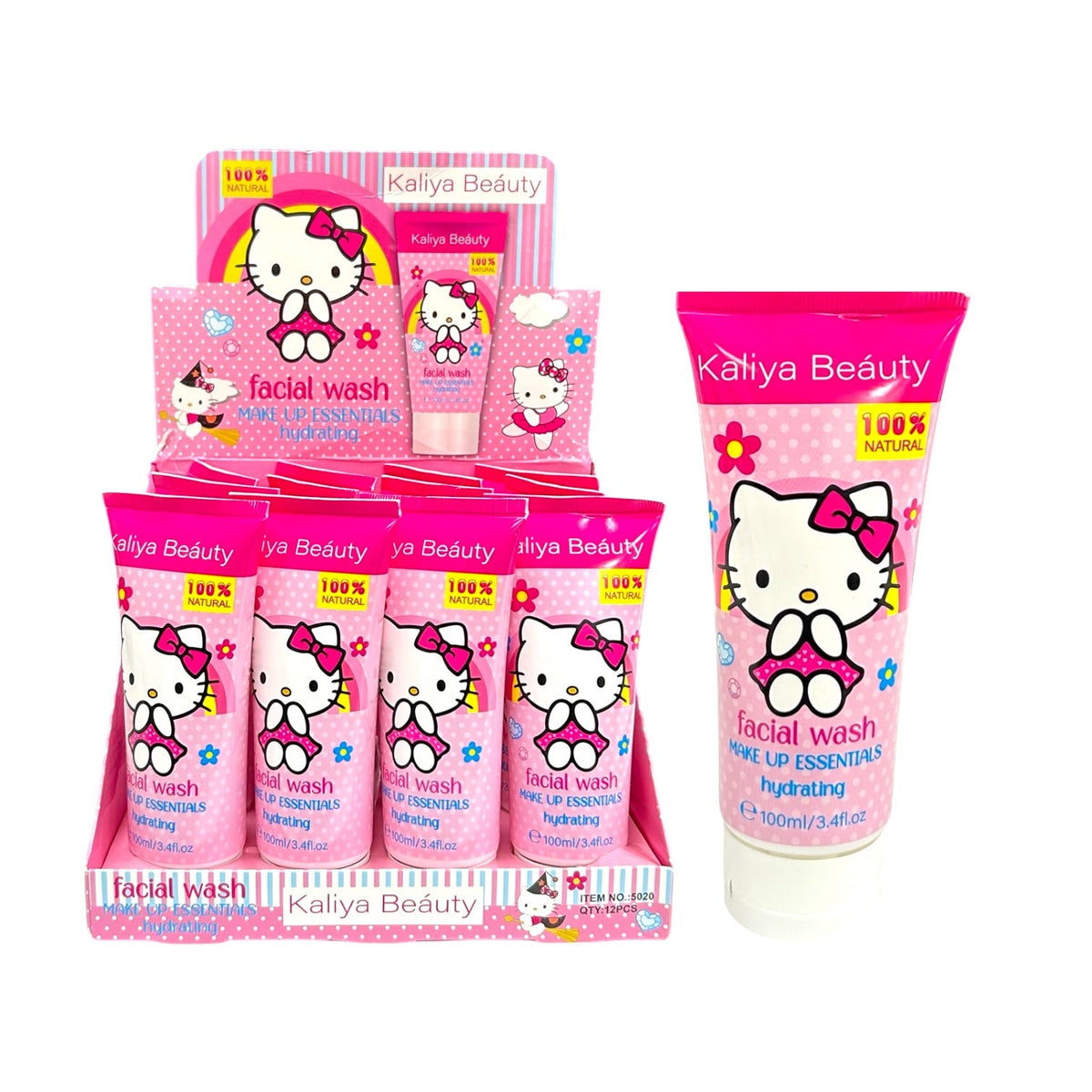 JABON FACIAL HELLO KITTY 100ML KALIYA BEAUTY
