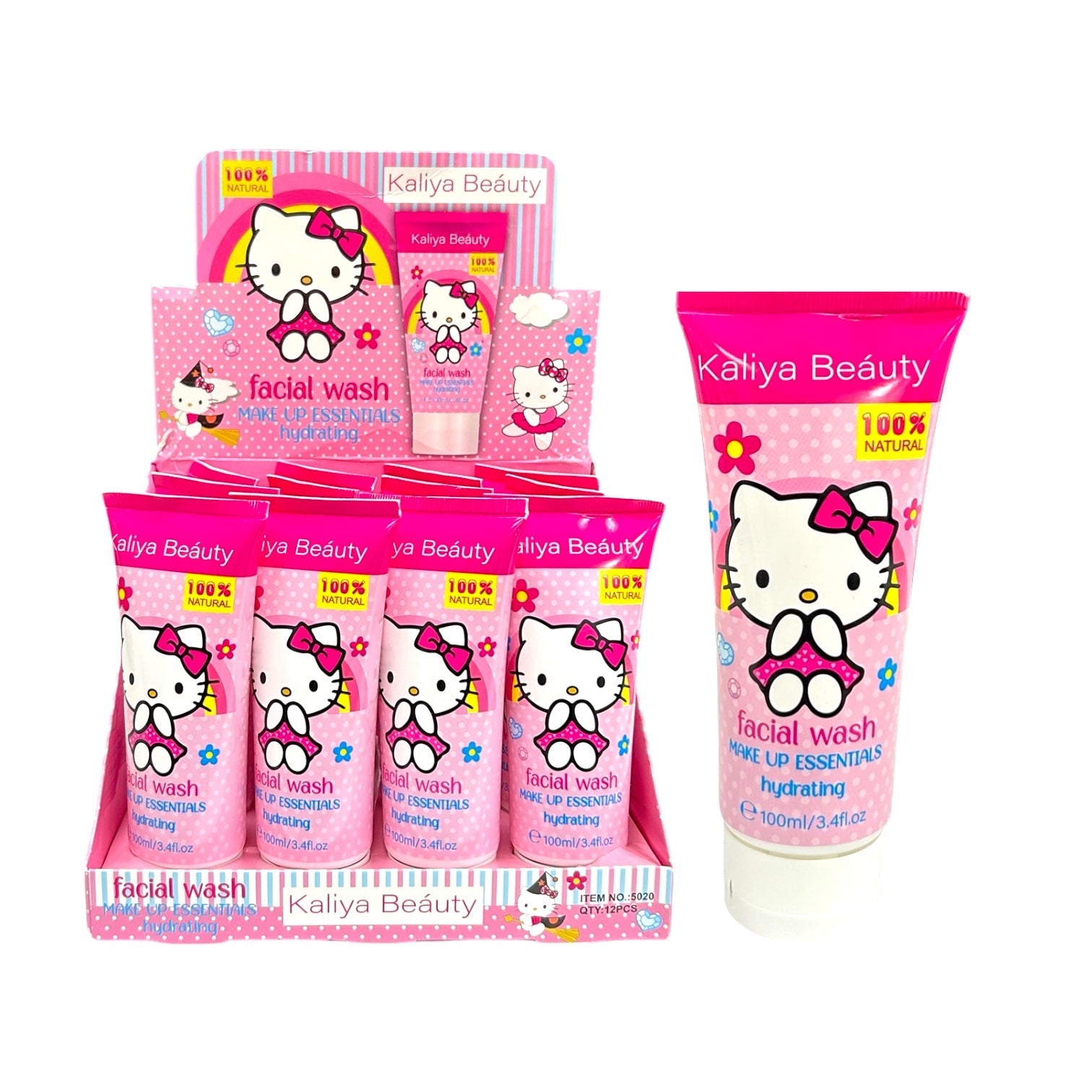 JABON FACIAL HELLO KITTY 100ML KALIYA BEAUTY
