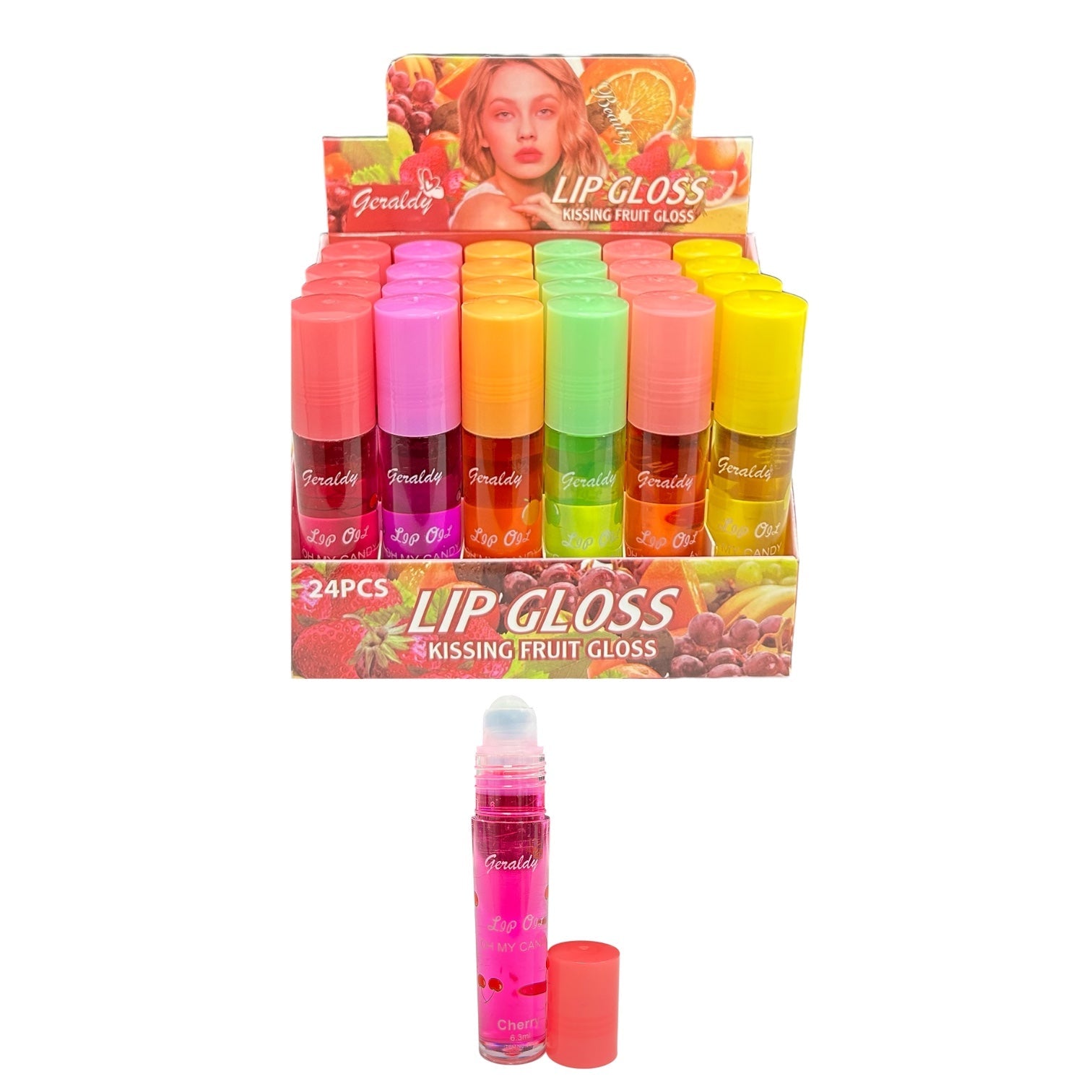 BRILLO ROLL-ON FRUTAS 6.3ML LIP OIL OH MY CANDY GERALDY