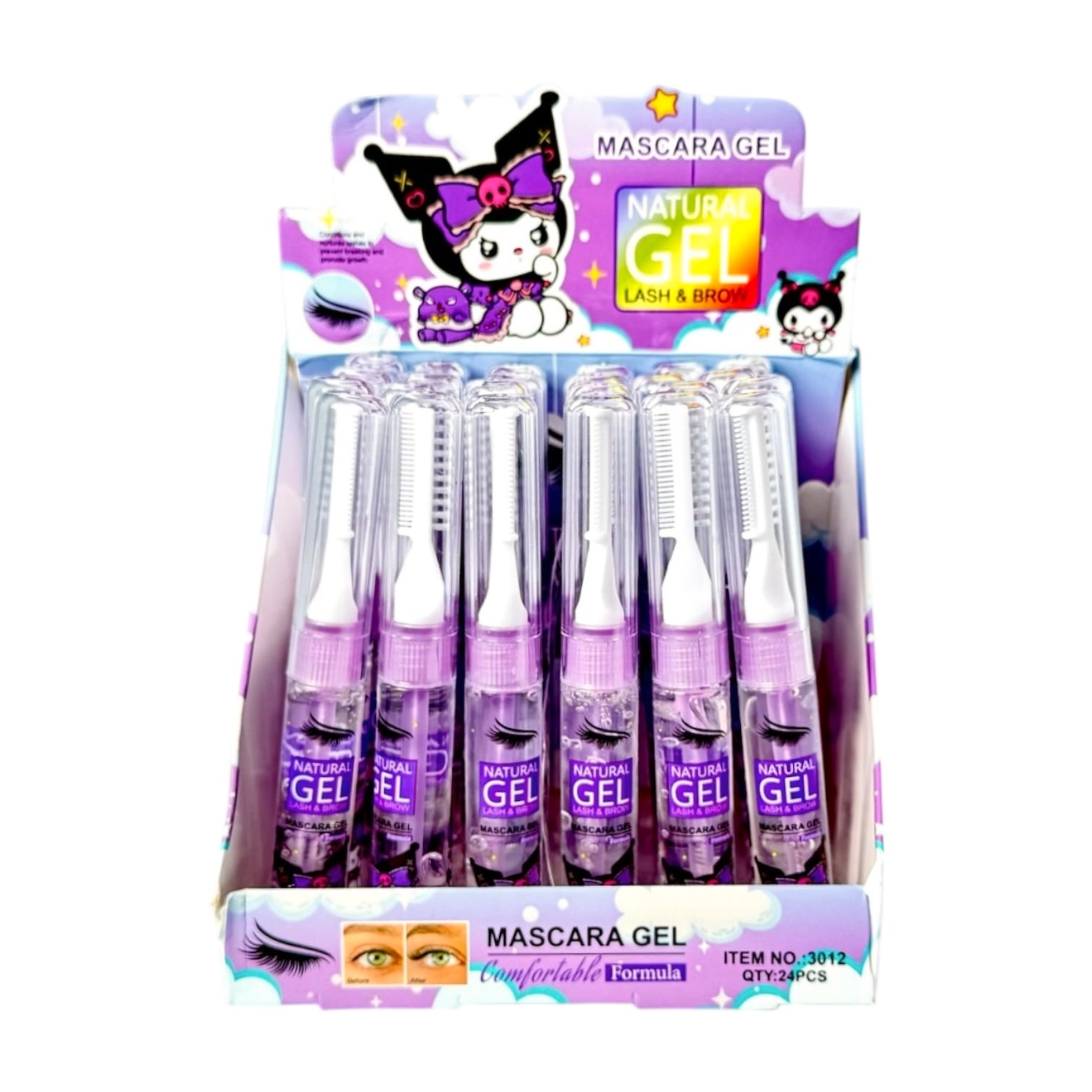 PESTAÑINA TRANSPARENTE NATURAL GEL KUROMI
