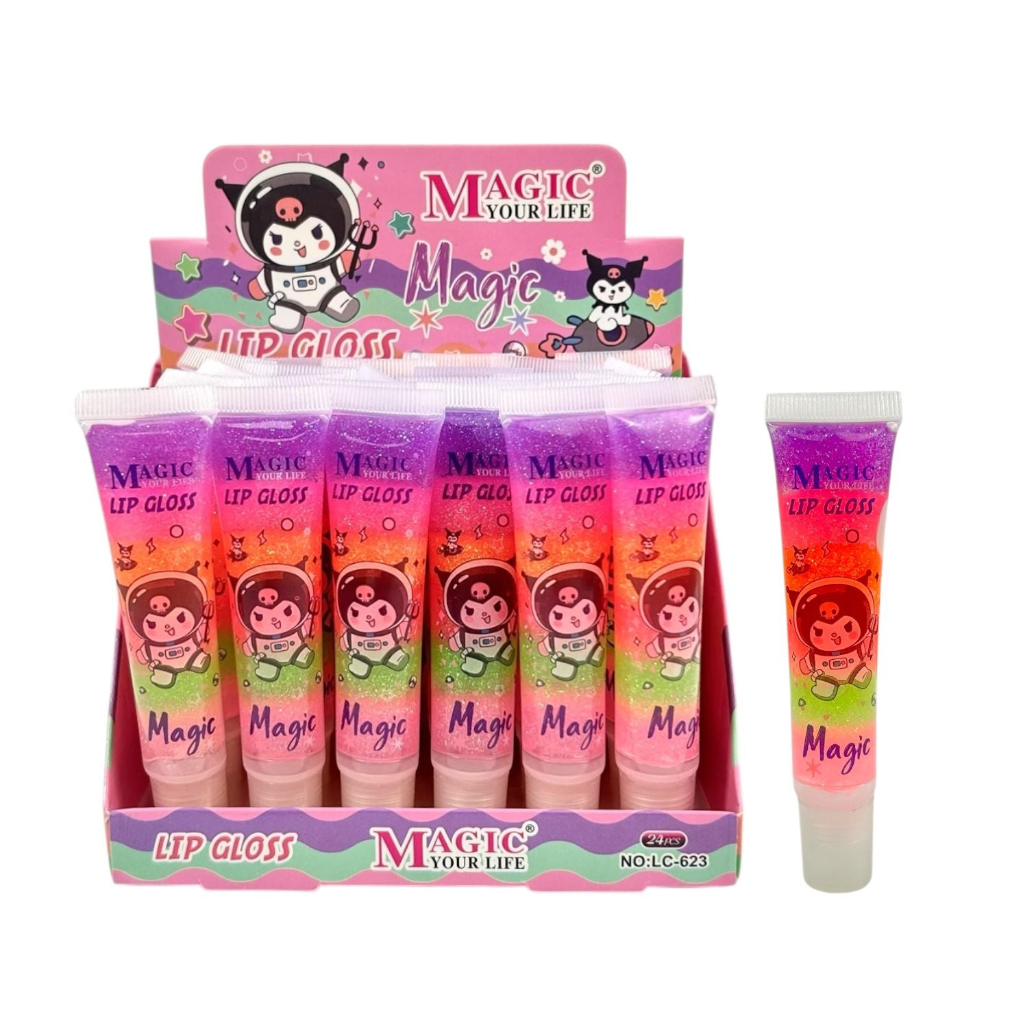 BRILLO GLOSS ARCOIRIS KUROMI MAGIC YOUR LIFE