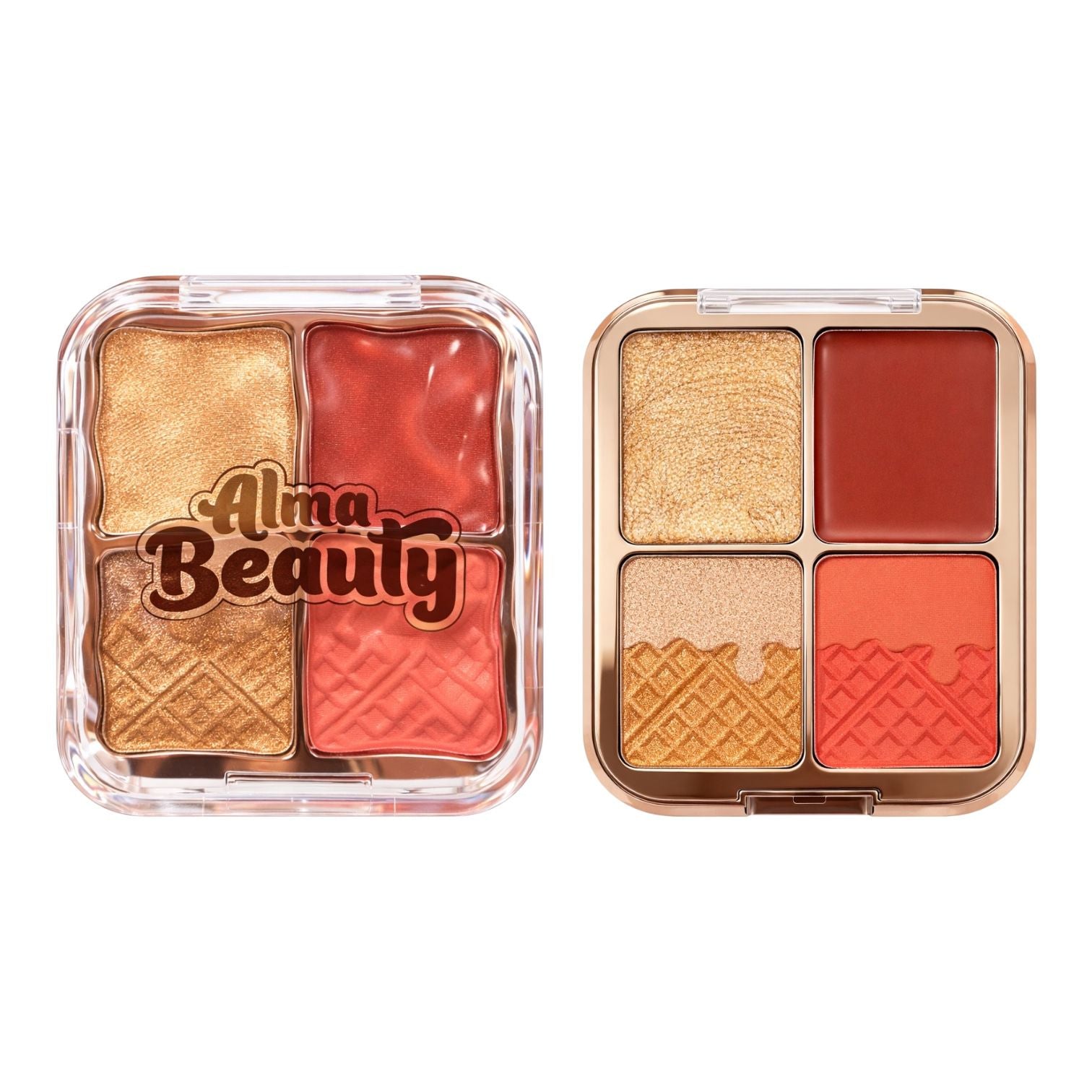 PALETA X4 RUBORES BLUSH BLOOM ALMA BEAUTY