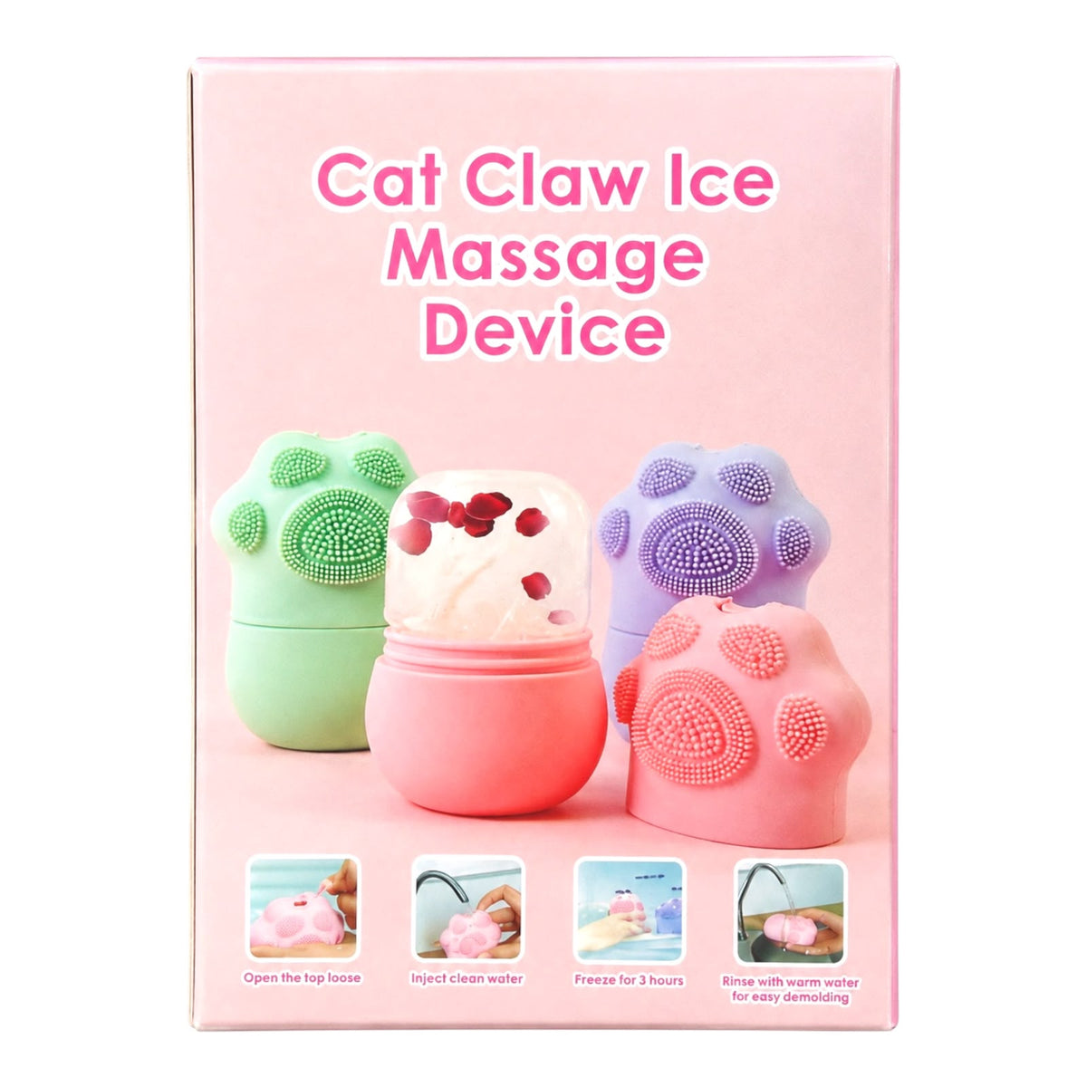 MOLDE DE HIELO HUELLITA DE GATO