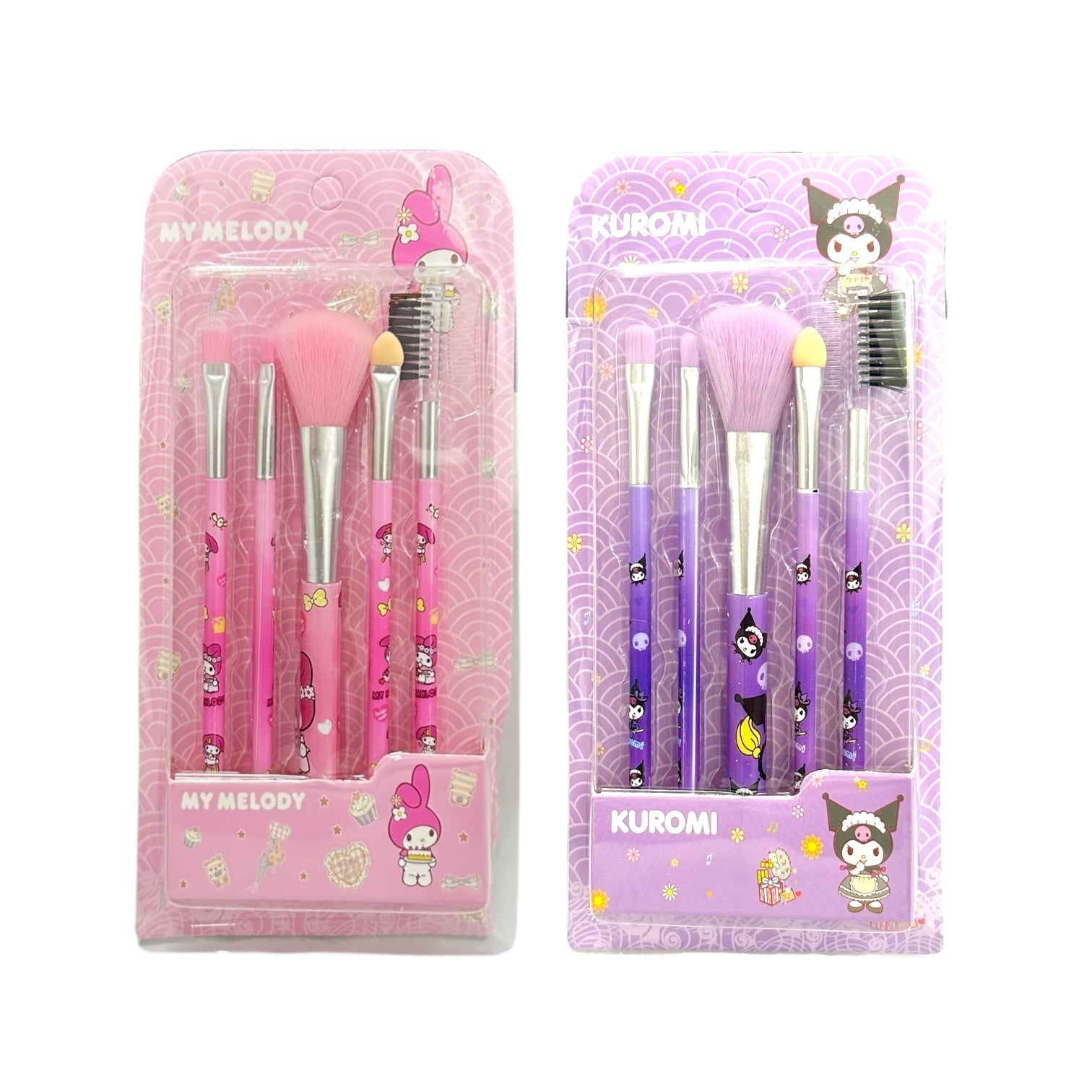 SET X5 BROCHAS SANRIO FASHION BRUSH SETS